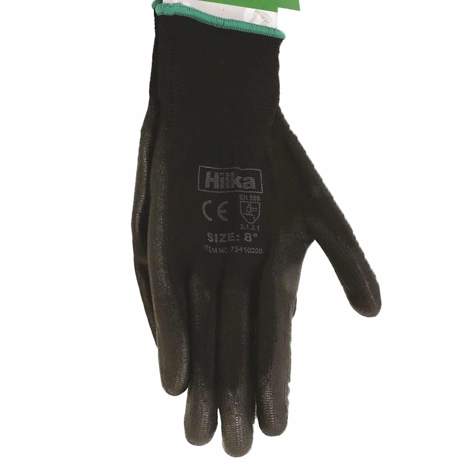 Black PU Work Gloves
