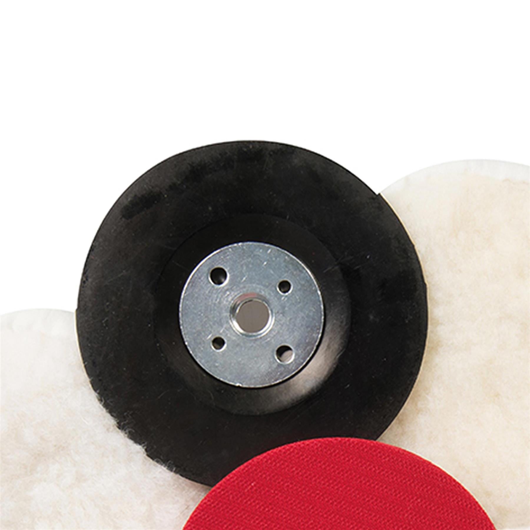 8Pc Sanding & Polishing Kit Fits 115mm Angle Grinders Polish Buffing Buffer