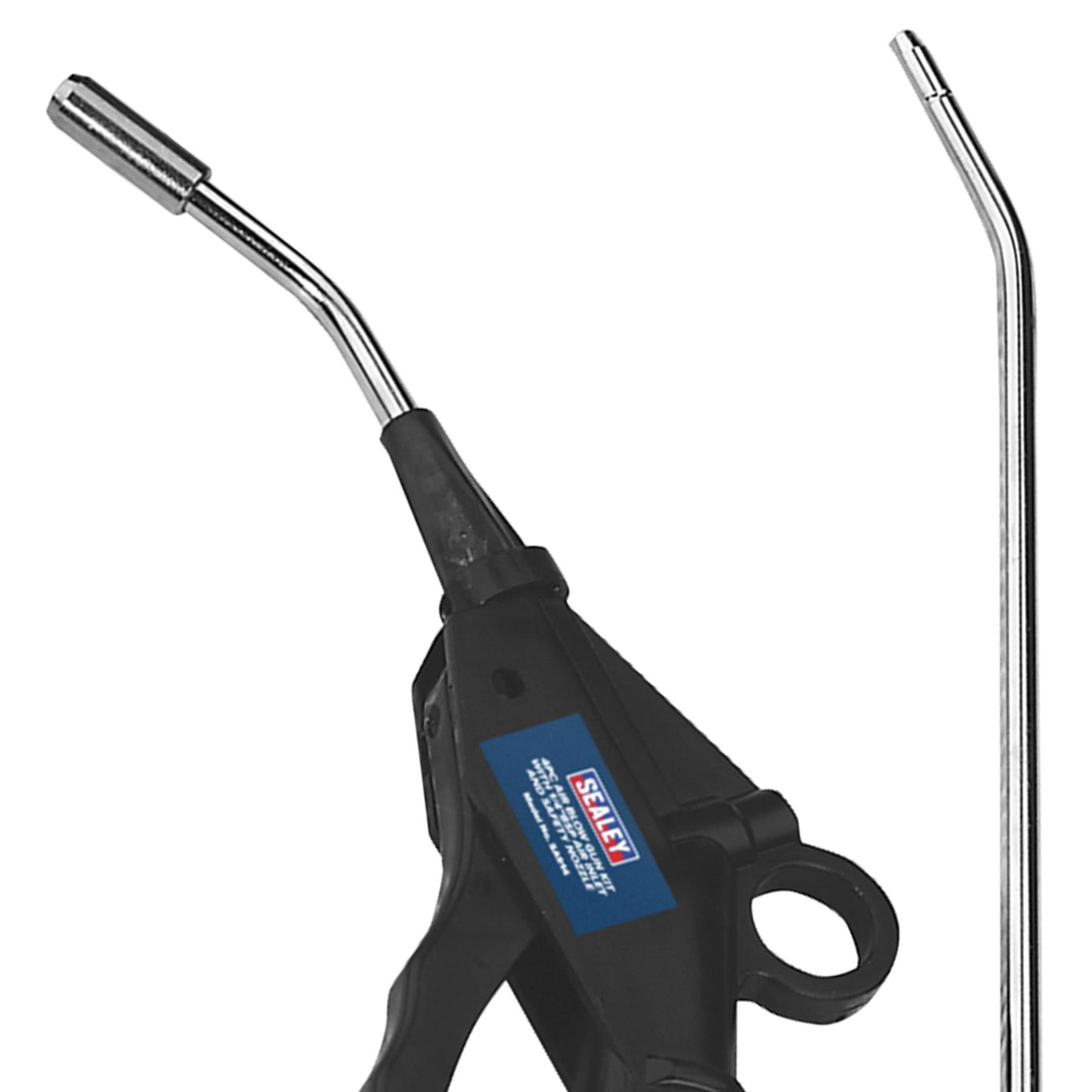 Sealey Air Blow Dust Gun with Safety Nozzle & 2 Extensions 1/4" BSP