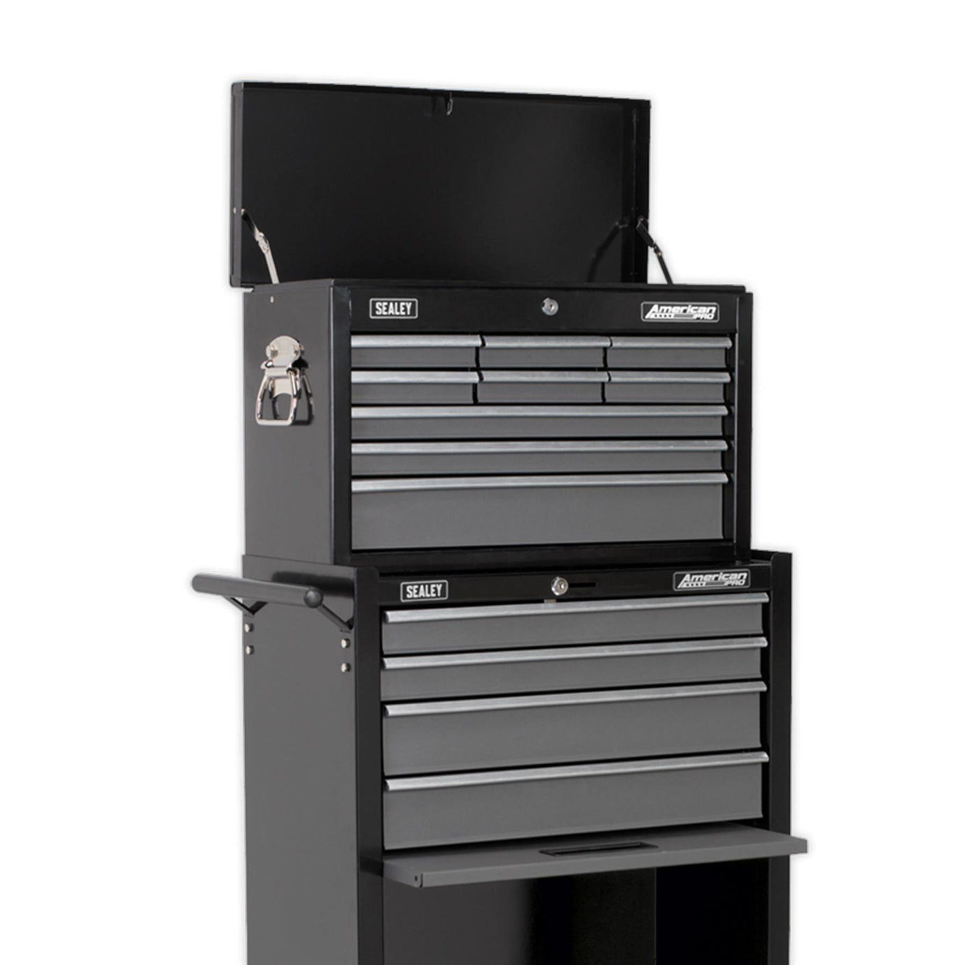 Sealey Topchest & Rollcab Combo 13 Drawer - Black/Grey