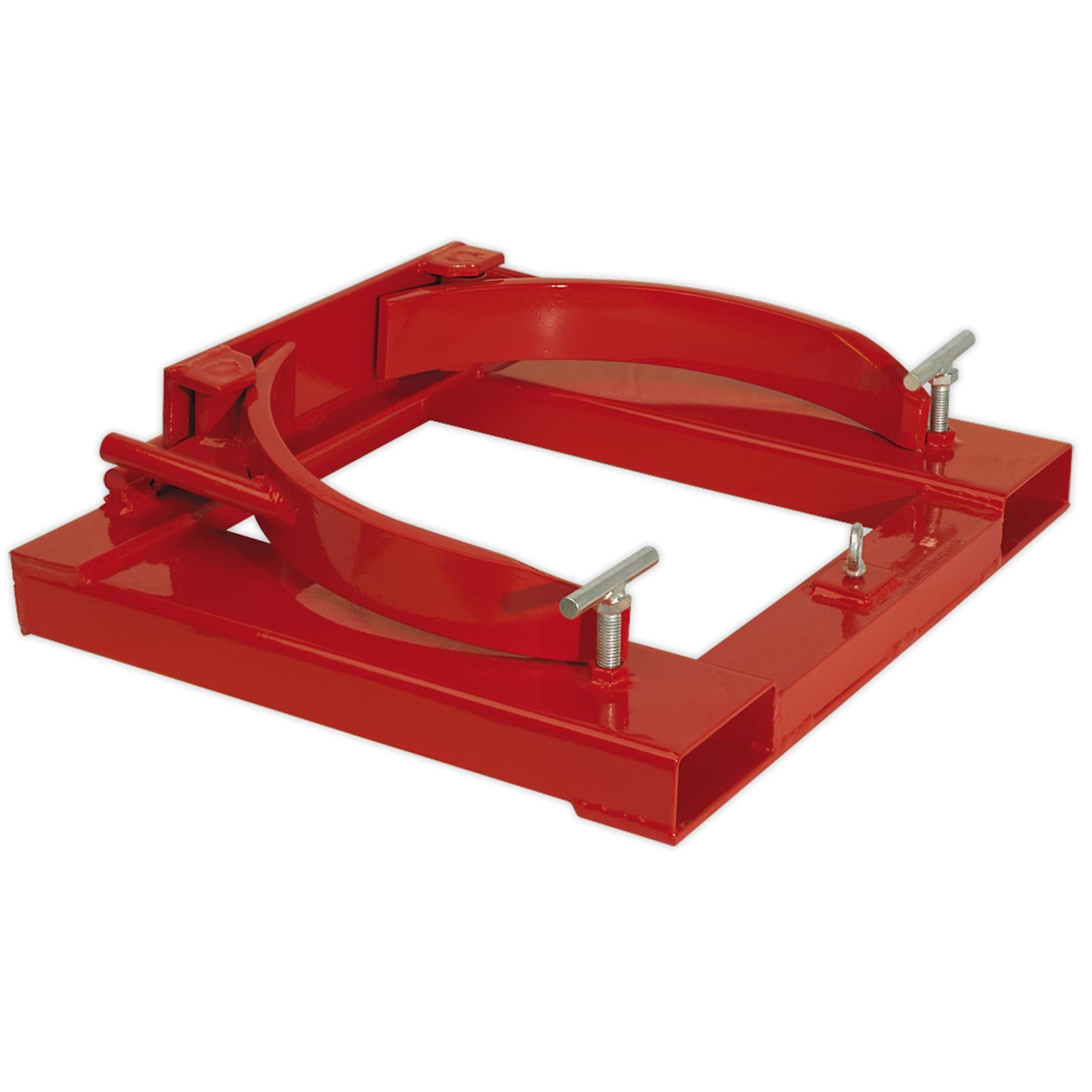 Sealey Forklift Drum Clamp Single 205L Heavy-duty steel construction.
