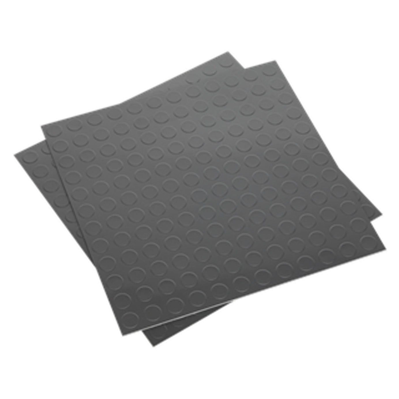 Sealey Vinyl Floor Tile Peel & Stick Backing - Silver Coin Pk 16