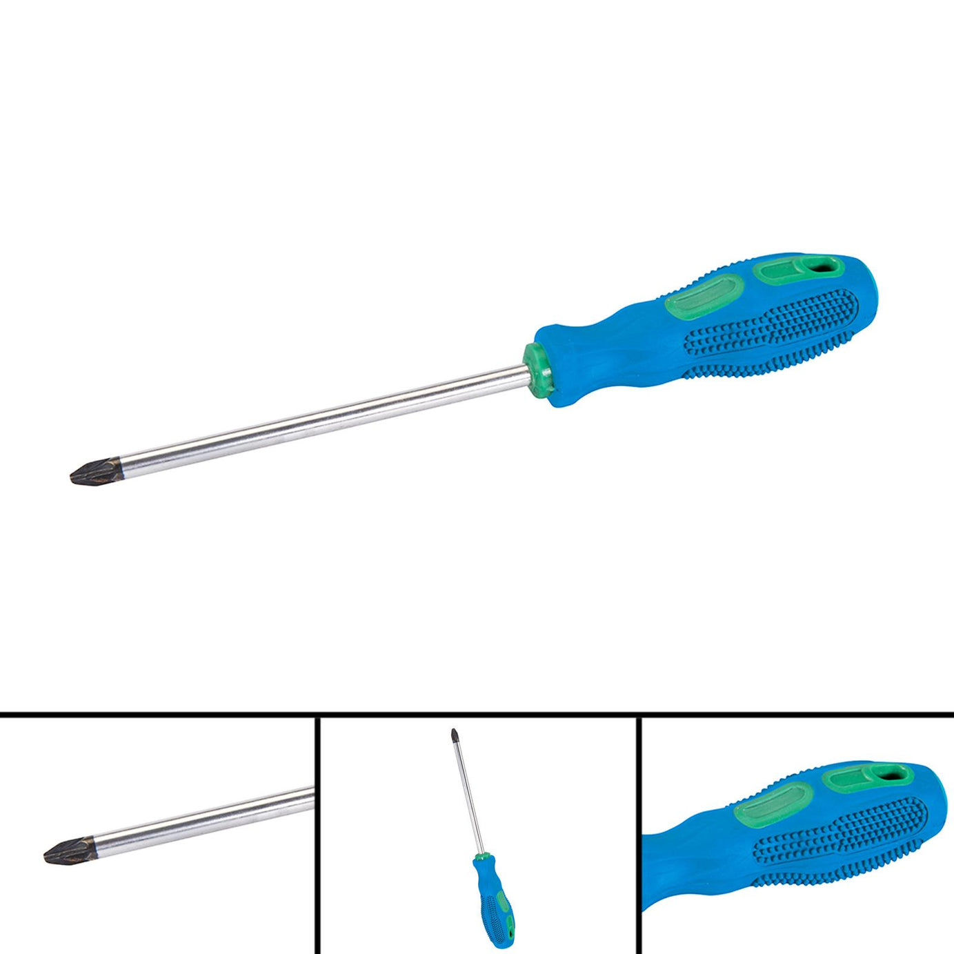 General Purpose Screwdriver Pozidriv - PZ1 X 75mm Chrome Vanadium Blade
