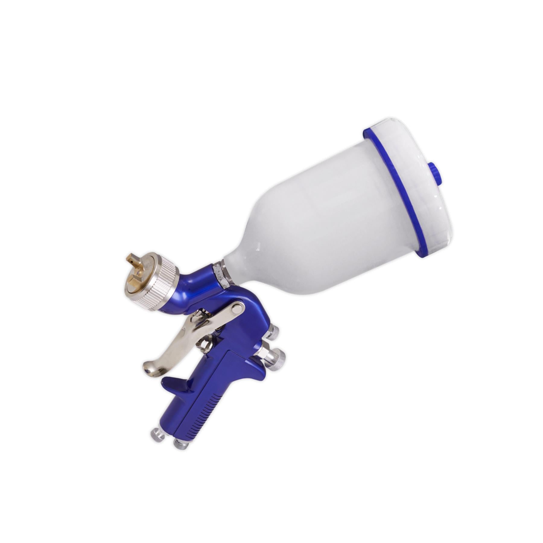 Sealey Gravity Feed Spray Gun 1.3mm Set-Up