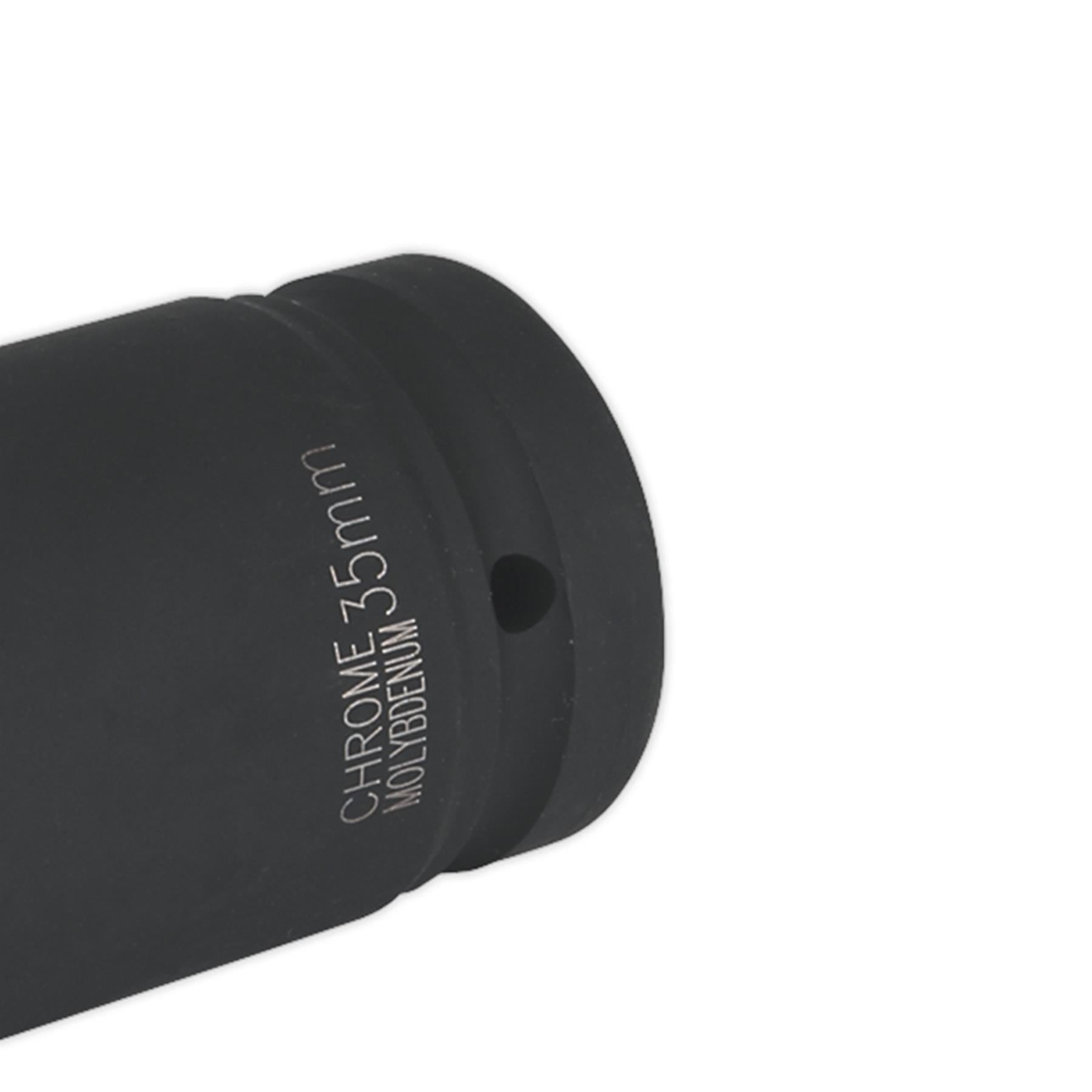 Sealey Impact Socket 35mm Deep 1"Sq Drive