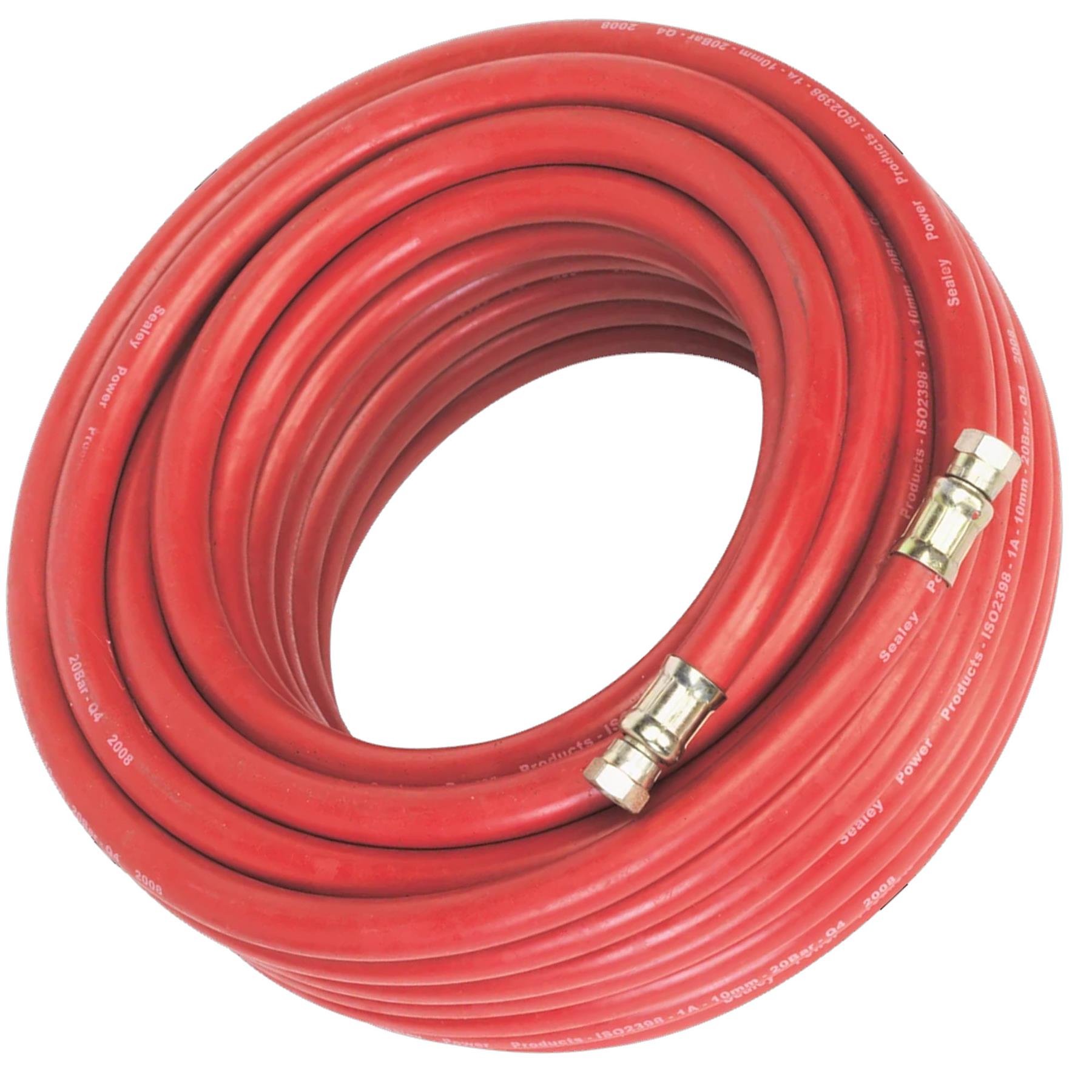 Sealey Air Hose 20m x 10mm with 1/4"BSP Unions