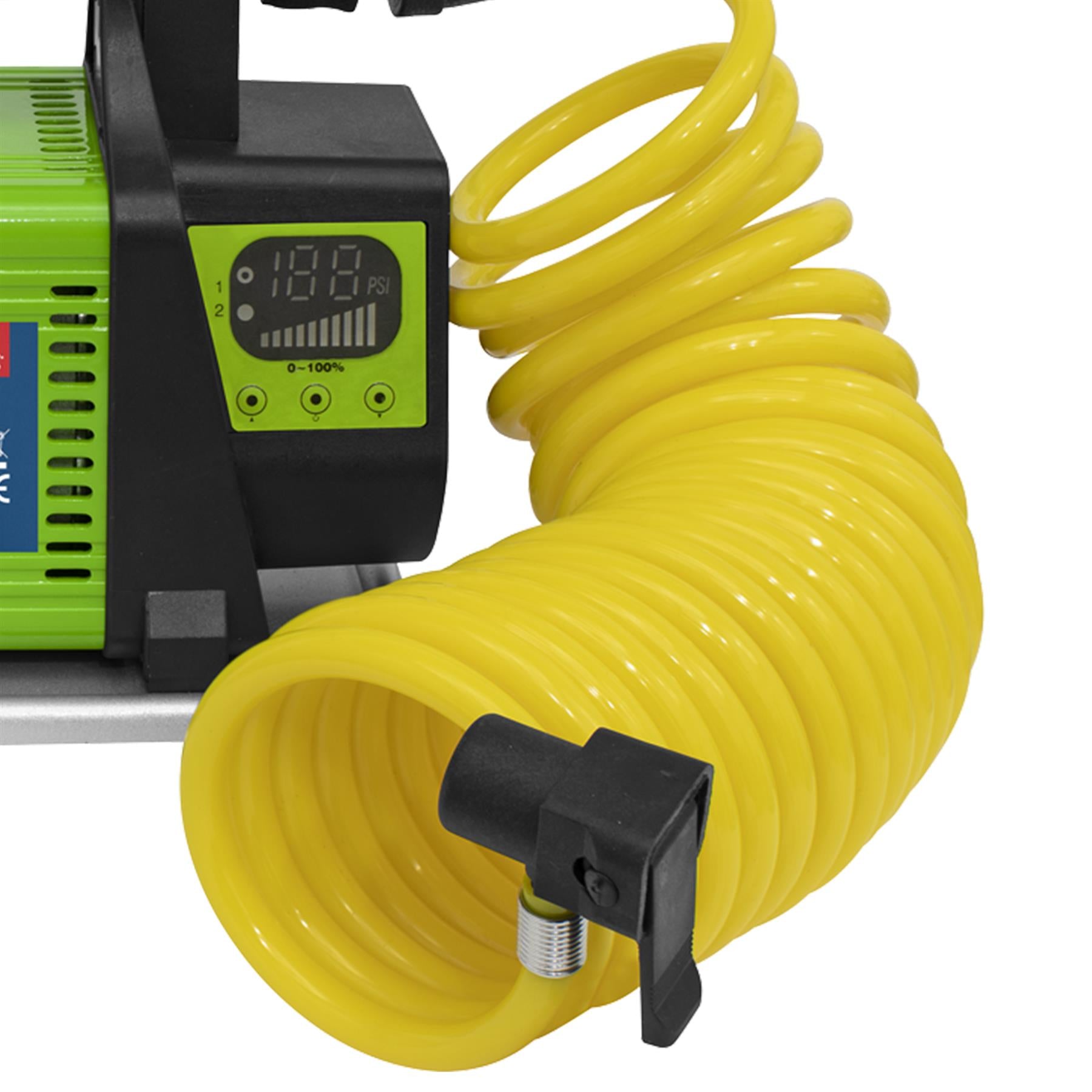Sealey Digital Tyre Inflator 12V Heavy-Duty