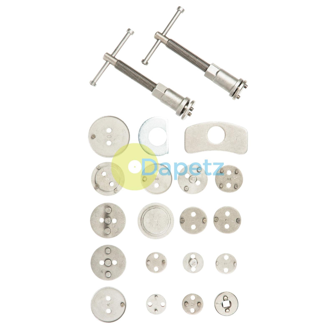 BlueSpot 21Pce Universal Brake Caliper Piston Rewind Repair Kit Wind Back Tool Set