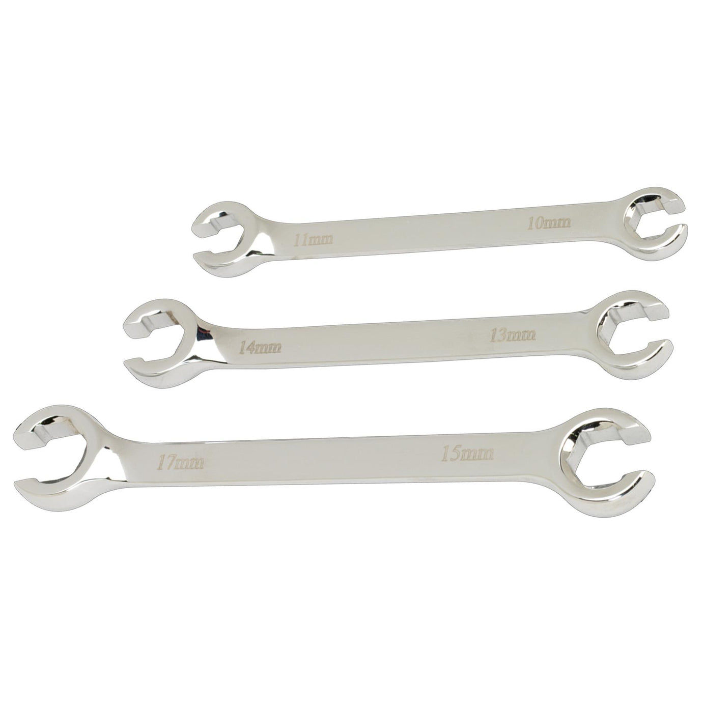 Sealey Flare Nut Spanner Set 3pc Metric