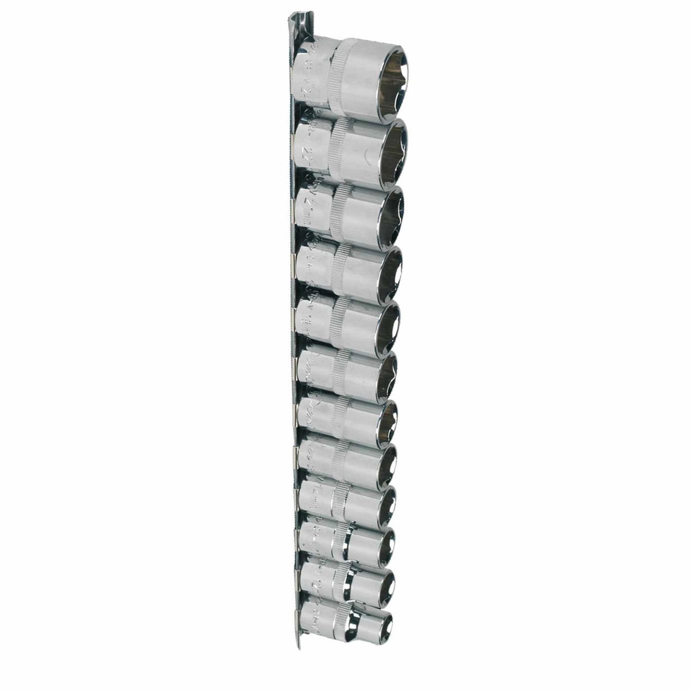 Socket Set 12pc 1/2"Sq Drive 6pt WallDrive Metric. Sealey