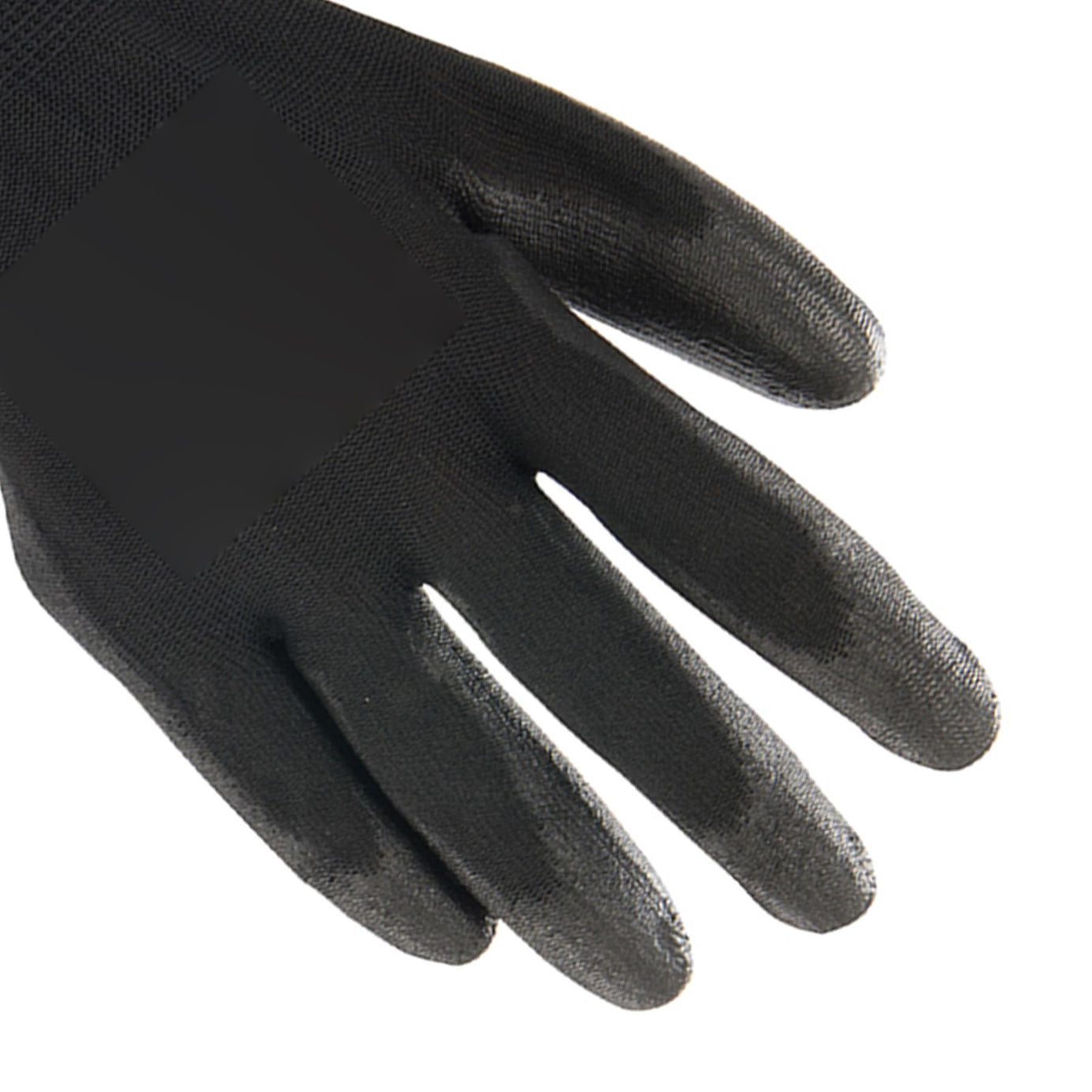 3x PU Palm Coated Work Wear Gardening Black Safety Gloves M 9