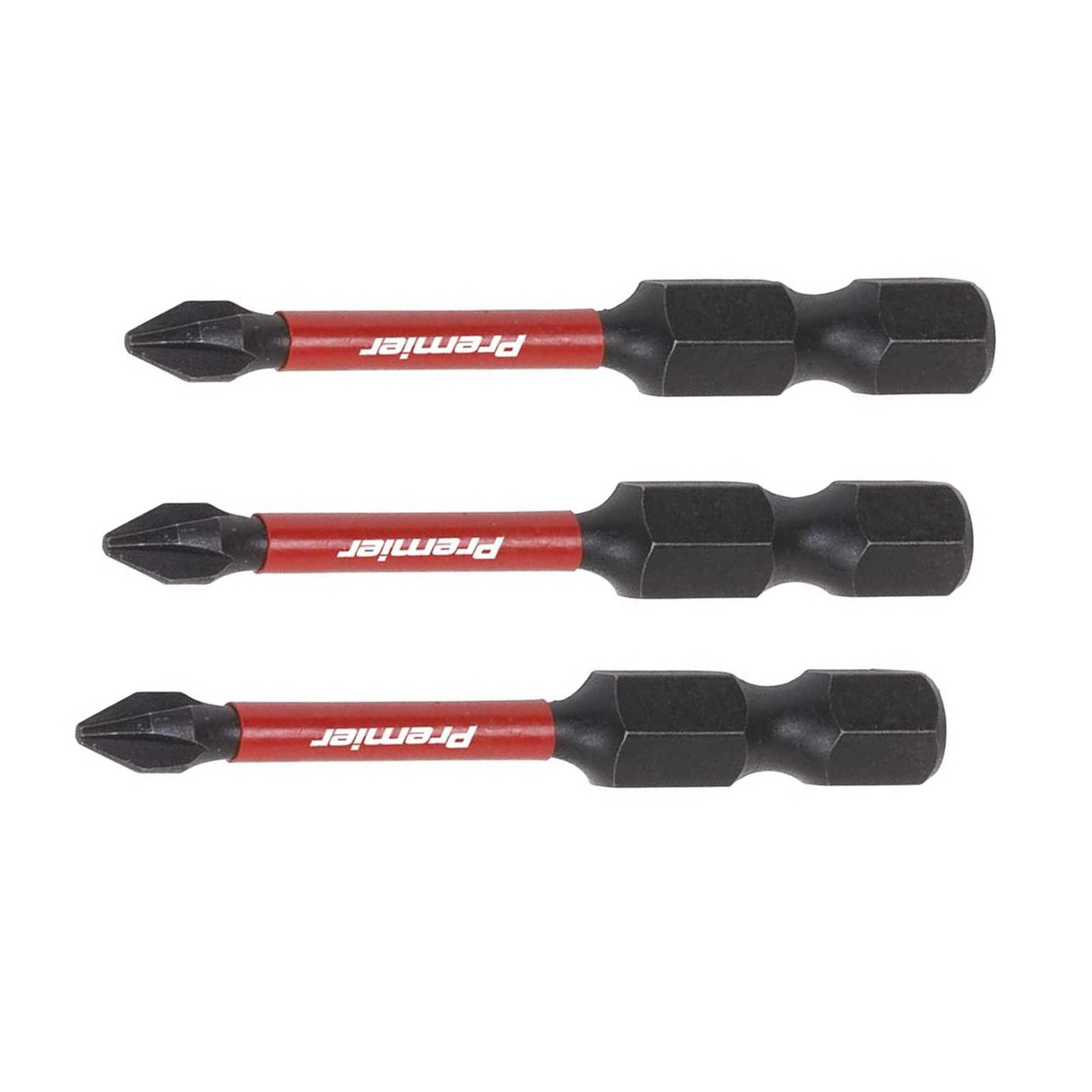 Phillips #2 Impact Power Tool Bits 50mm - 3pc
