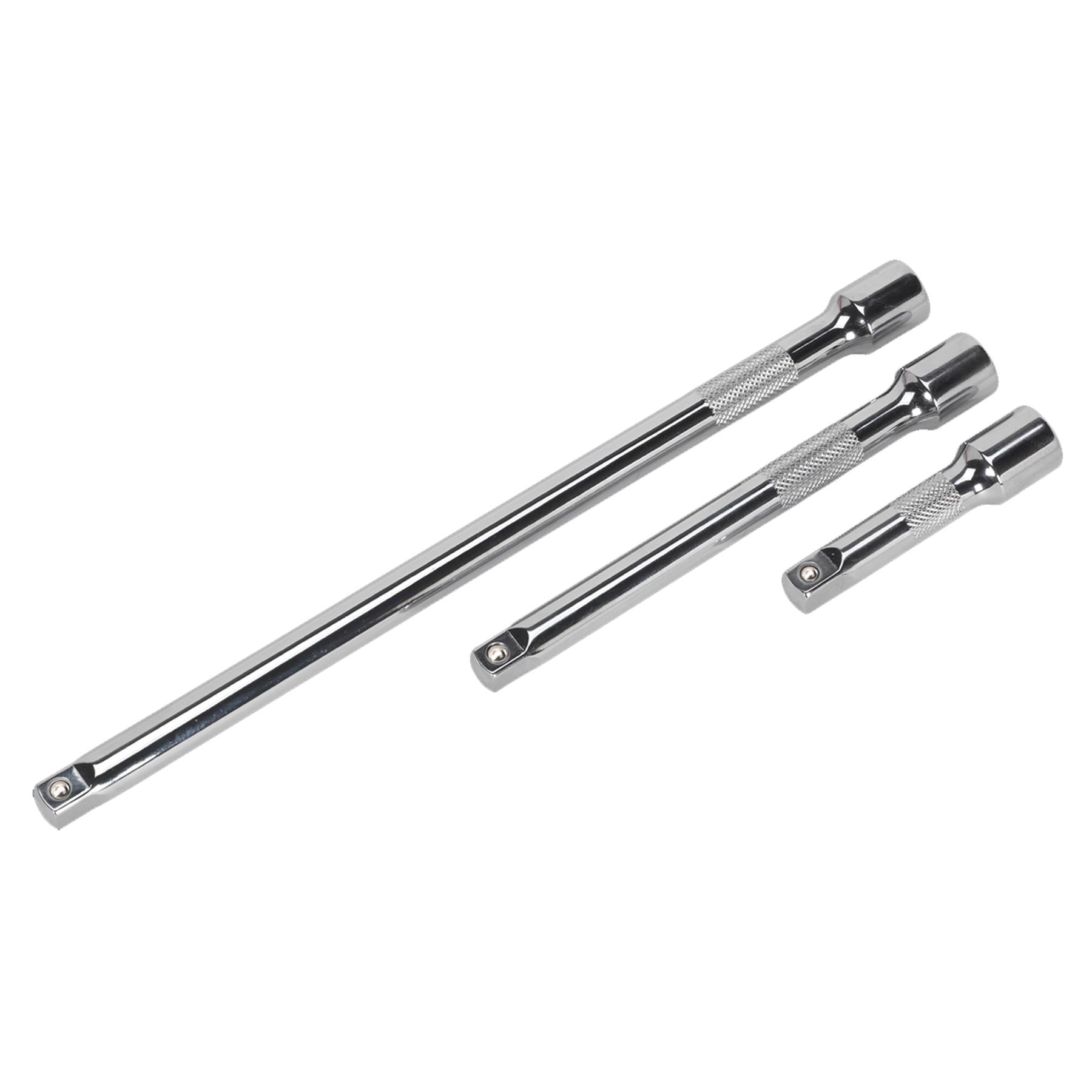 Sealey Extension Bar Set 3pc 3/8"Sq Drive Premier Hand Tools