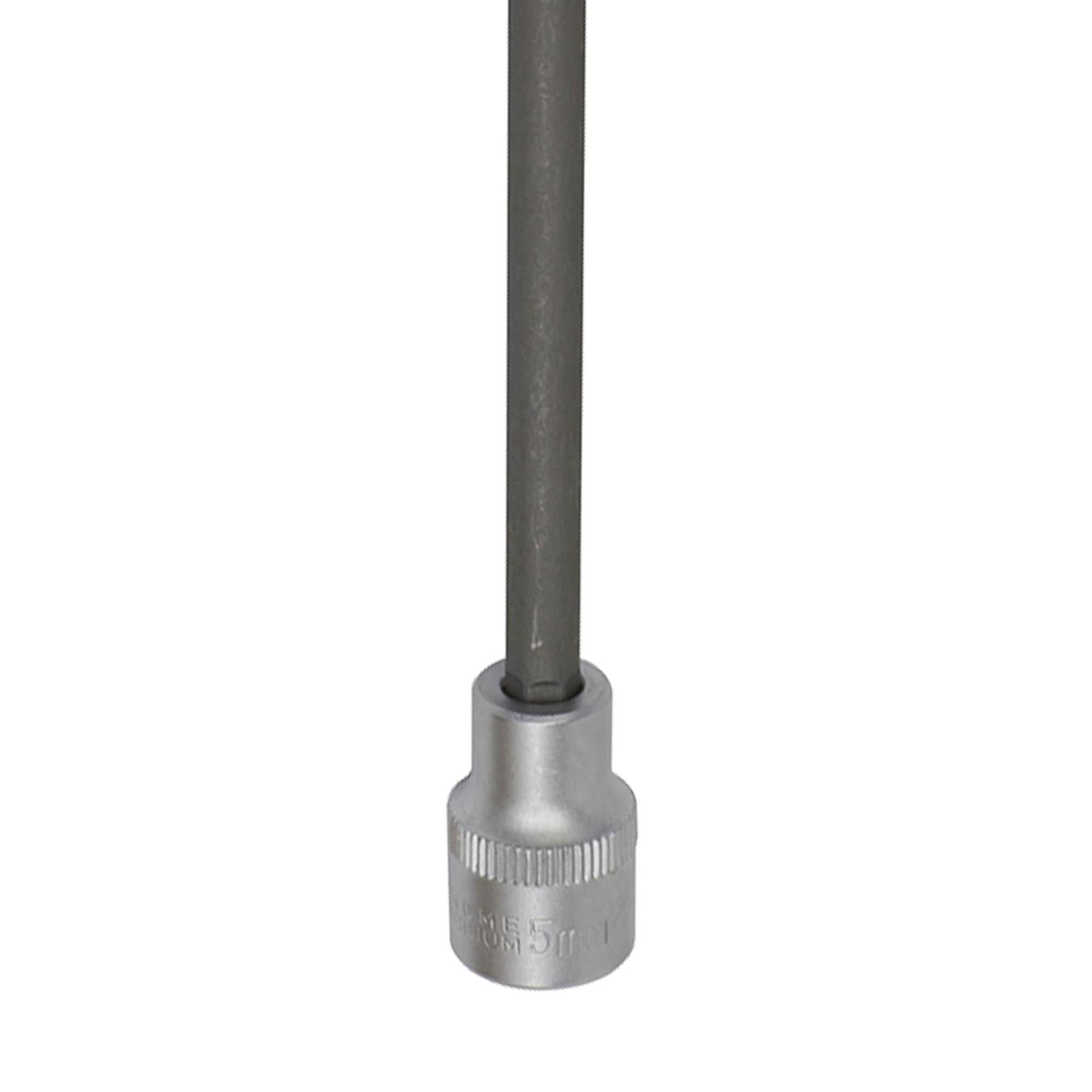 Sealey Ball-End Hex Key 5mm Extra-Long 3/8"Sq Drive - VAG