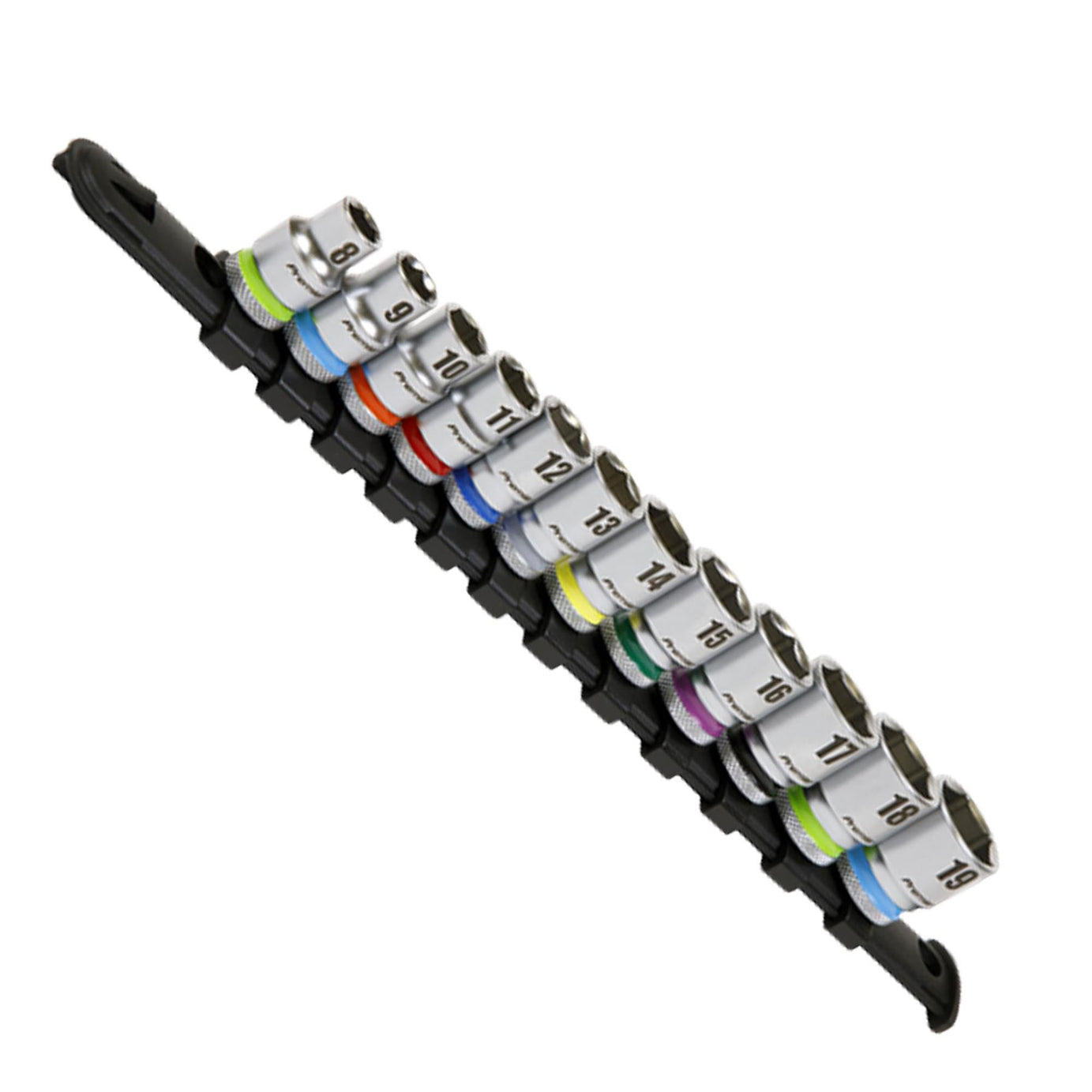 Sealey Socket Set 12pc 3/8"Sq Drive 6pt WallDrive� Metric