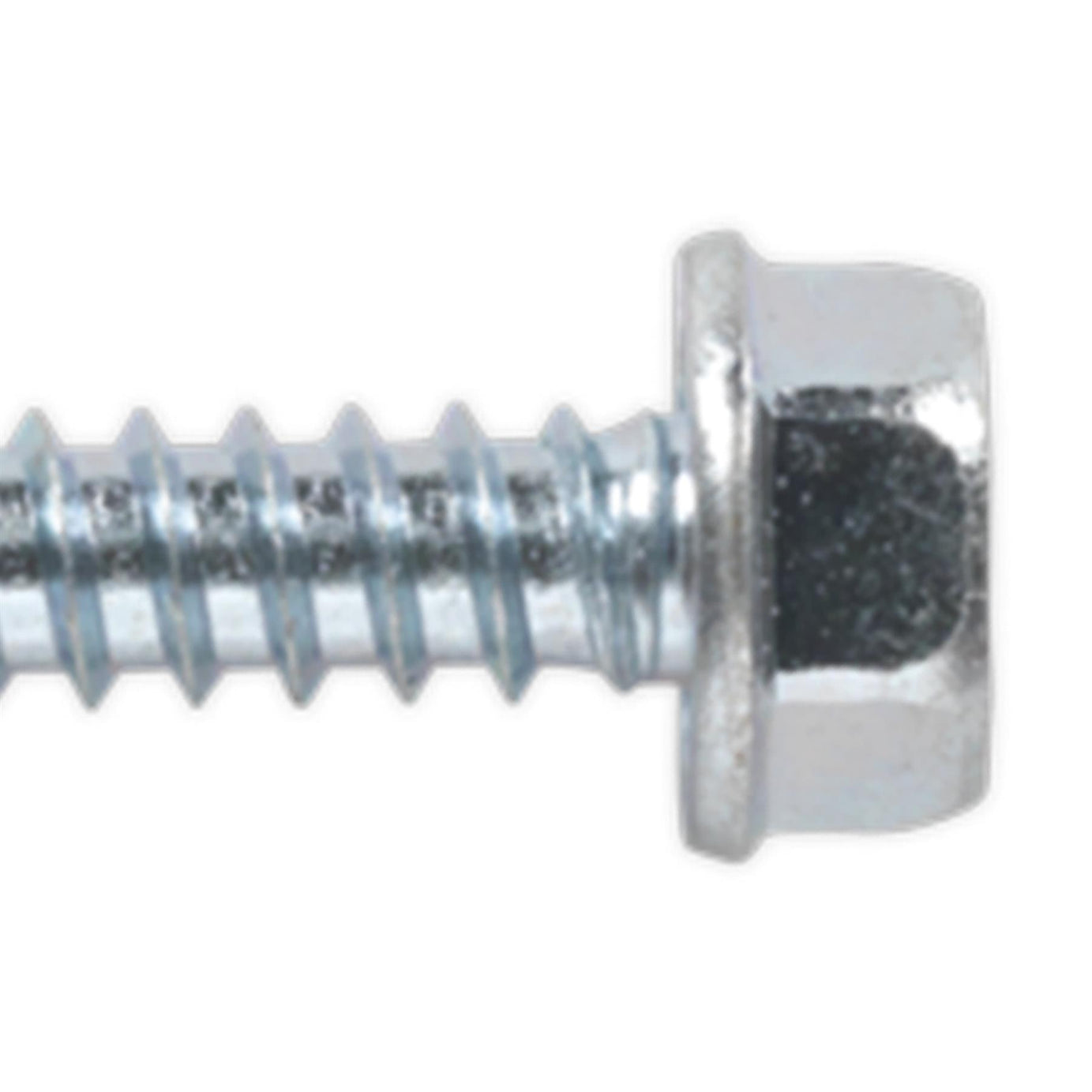 Sealey Self Drilling Screw 4.2 x 25mm Hex Head Zinc Pack of 100