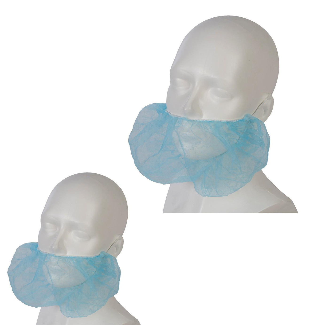 Disposable Safety Beard Net 100pk Disposable One Size Fits All 420mm / 18"