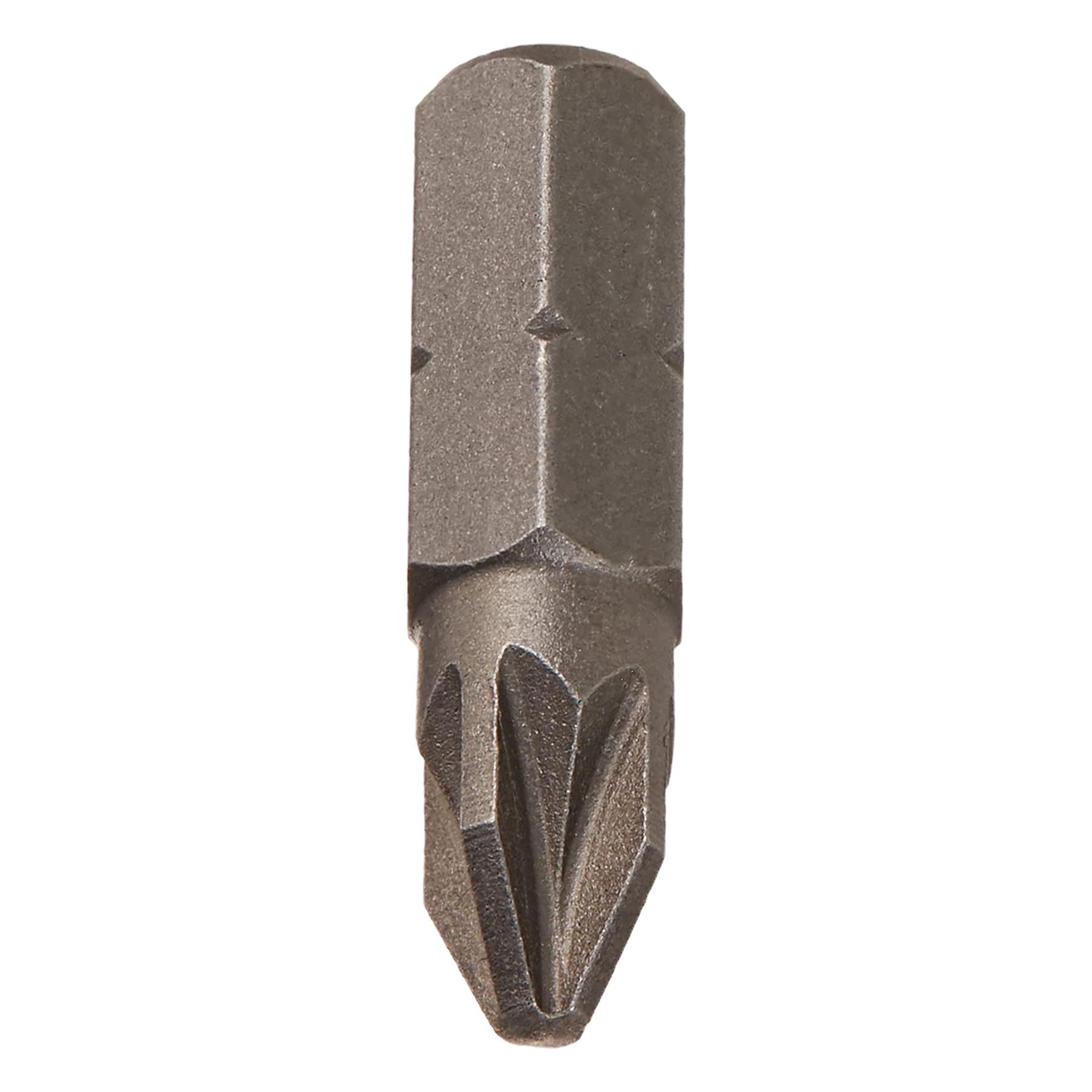 Pozidriv PZ2 Screwdriver Bits CRV Chrome Vanadium Steel 1/4" Hex Drive 1Pc