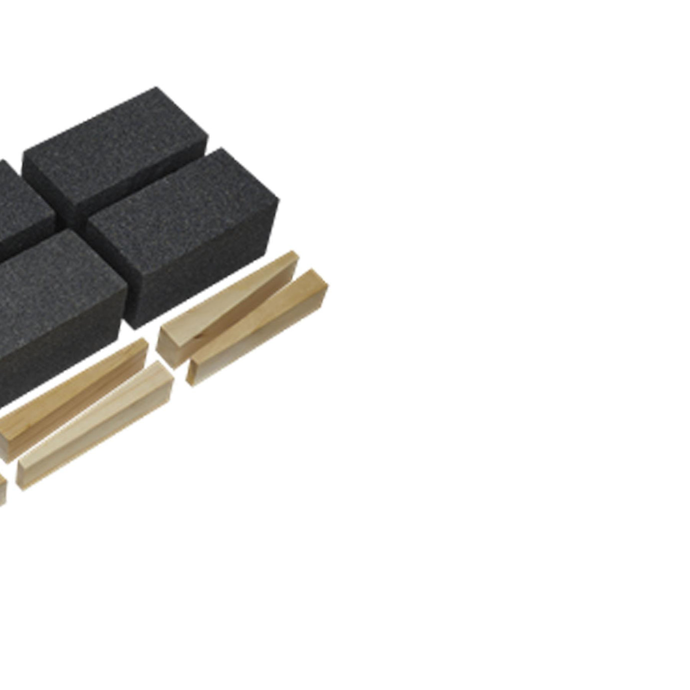 Sealey Floor Grinding Block 50 x 50 x 100mm 24Grit - Pack of 6
