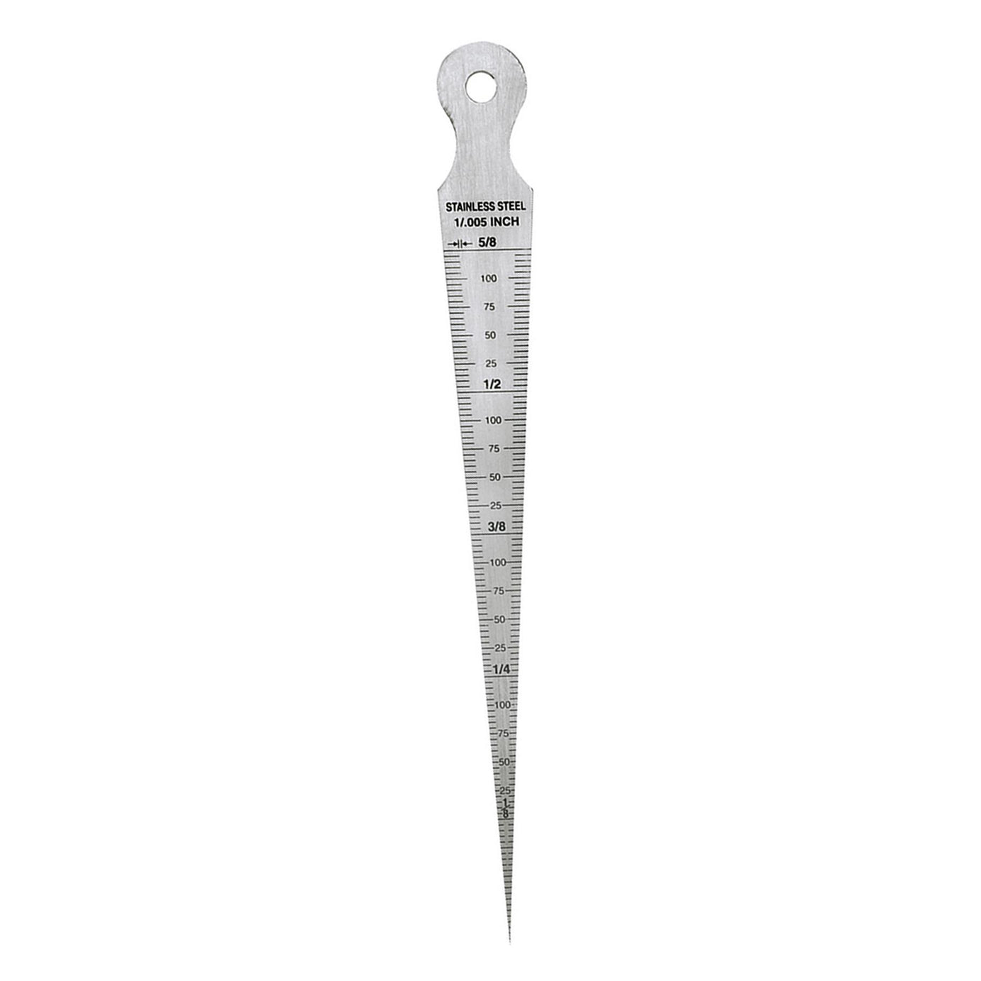 Bore Gauge 1milimeter - 15mm / 1/8" 5/8" Ground And Tempered Stainless Steel Gauge