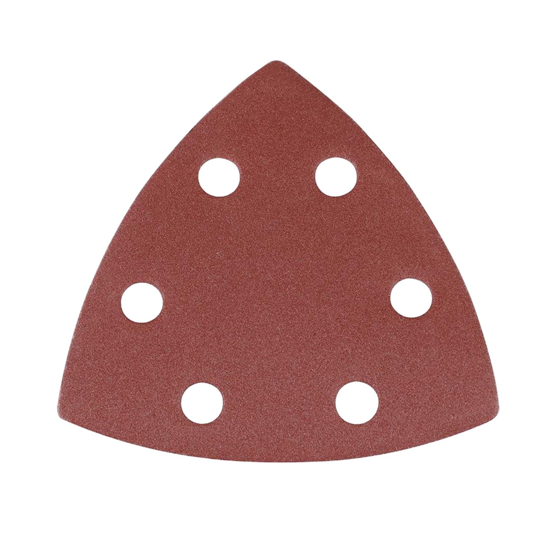 Triangle Sanding Sheets 90mm 10Pk Grit 60 Hook & Loop Aluminium Oxide Kit