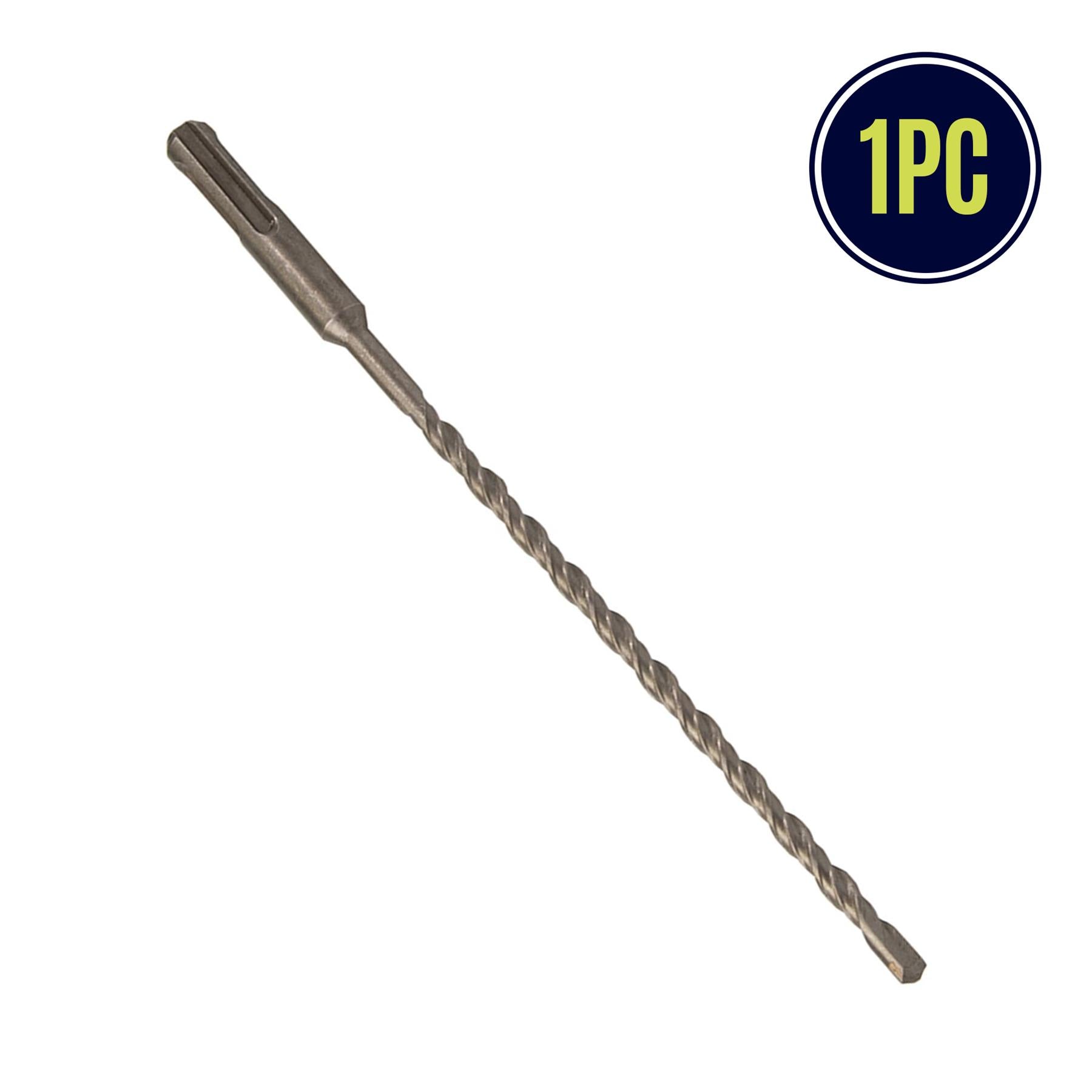 SDS+ PLUS MASONRY DRILL BIT 6 x 210mm, TUNGSTEN CARBIDE TIP, FOR STONE CONCRETE BRICK