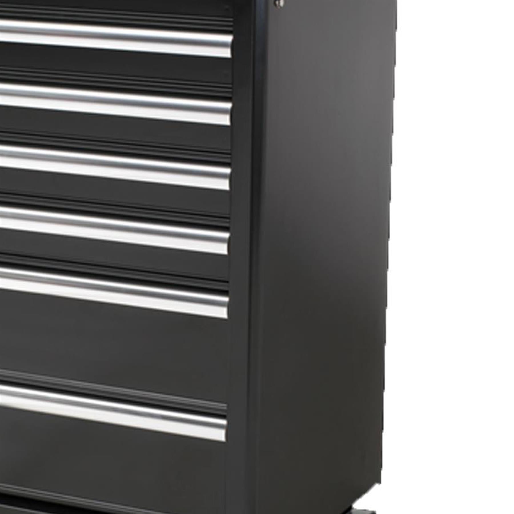 Rollcab 7 Drawer With Ball Bearing Slides - Black From Sealey AP33479B Syd