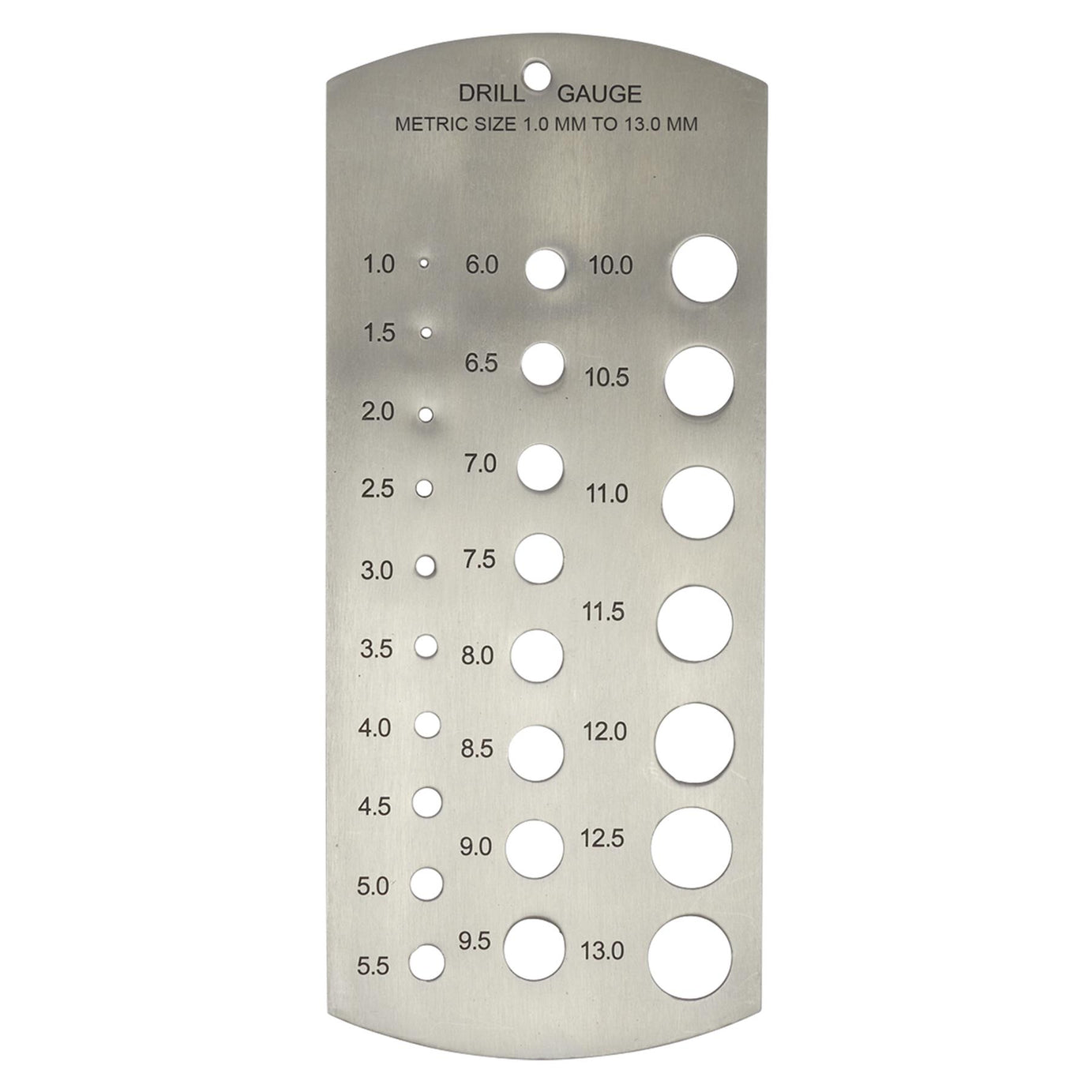 Sealey Drill Gauge Metric 1-13mm