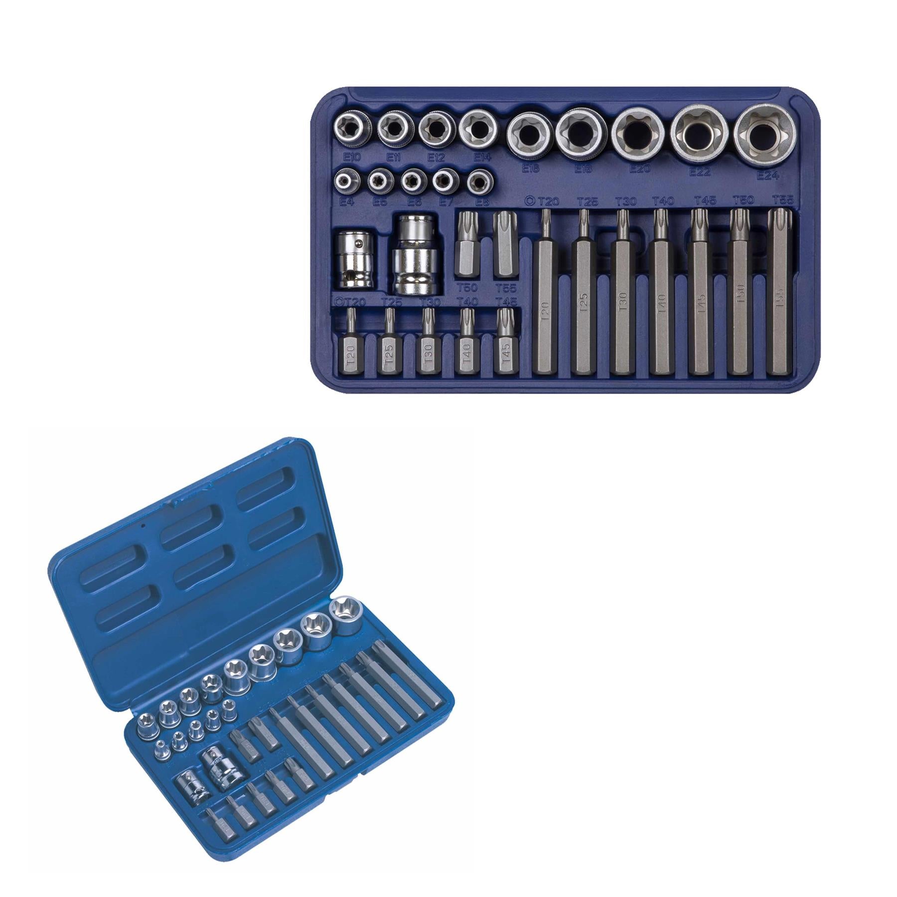 TRX-Star* Socket & Bit Set 30pc 1/4", 3/8" & 1/2"Sq Drive Sealey