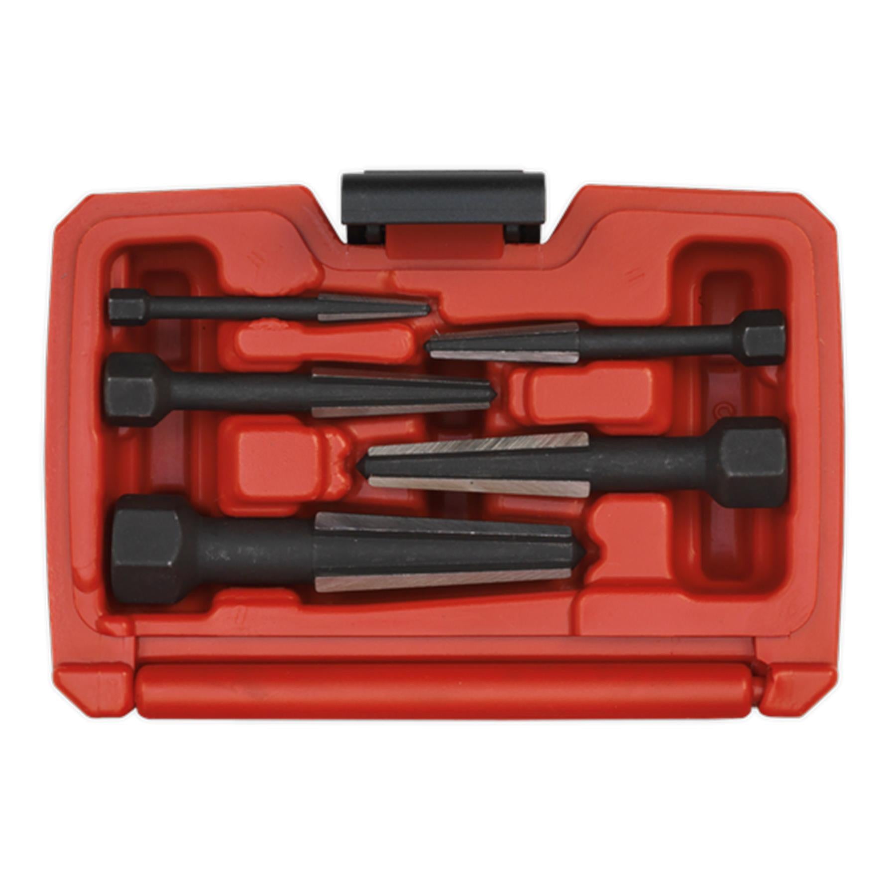 Sealey Screw Extractor Set 5pc Double Edge