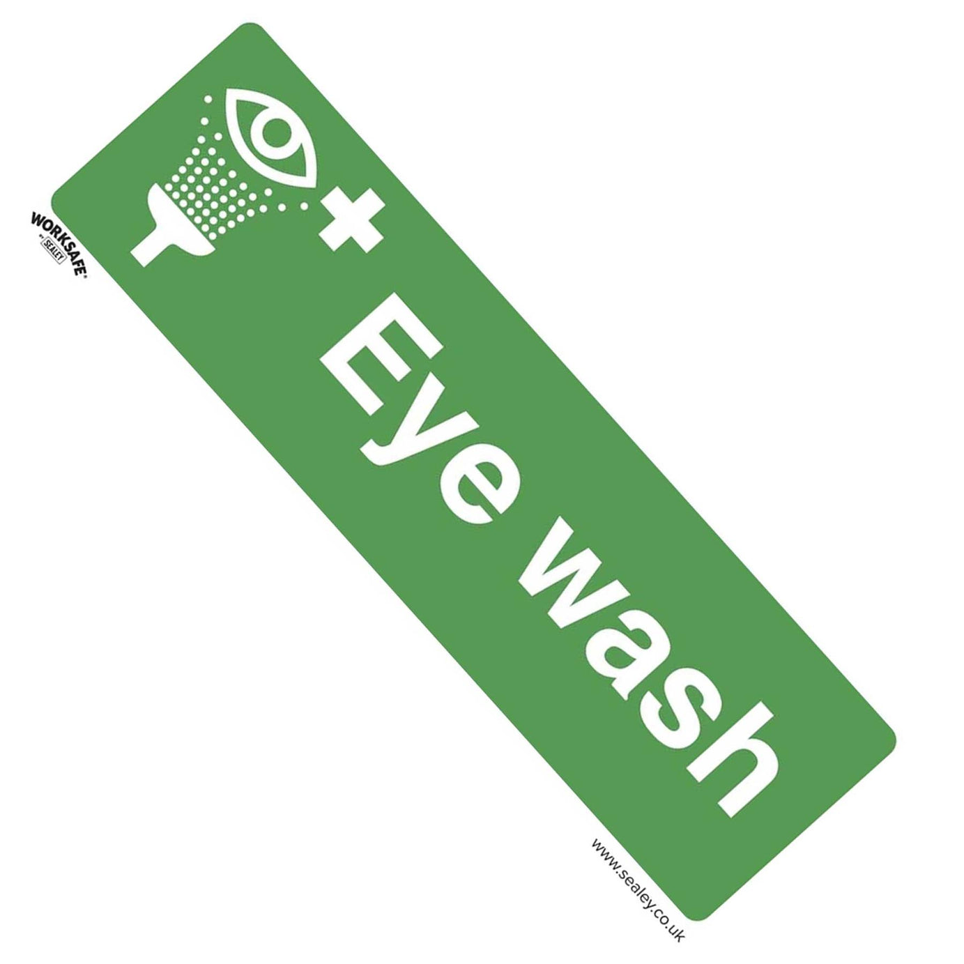 Safe Conditions Safety Sign - Eye Wash - Rigid Plastic