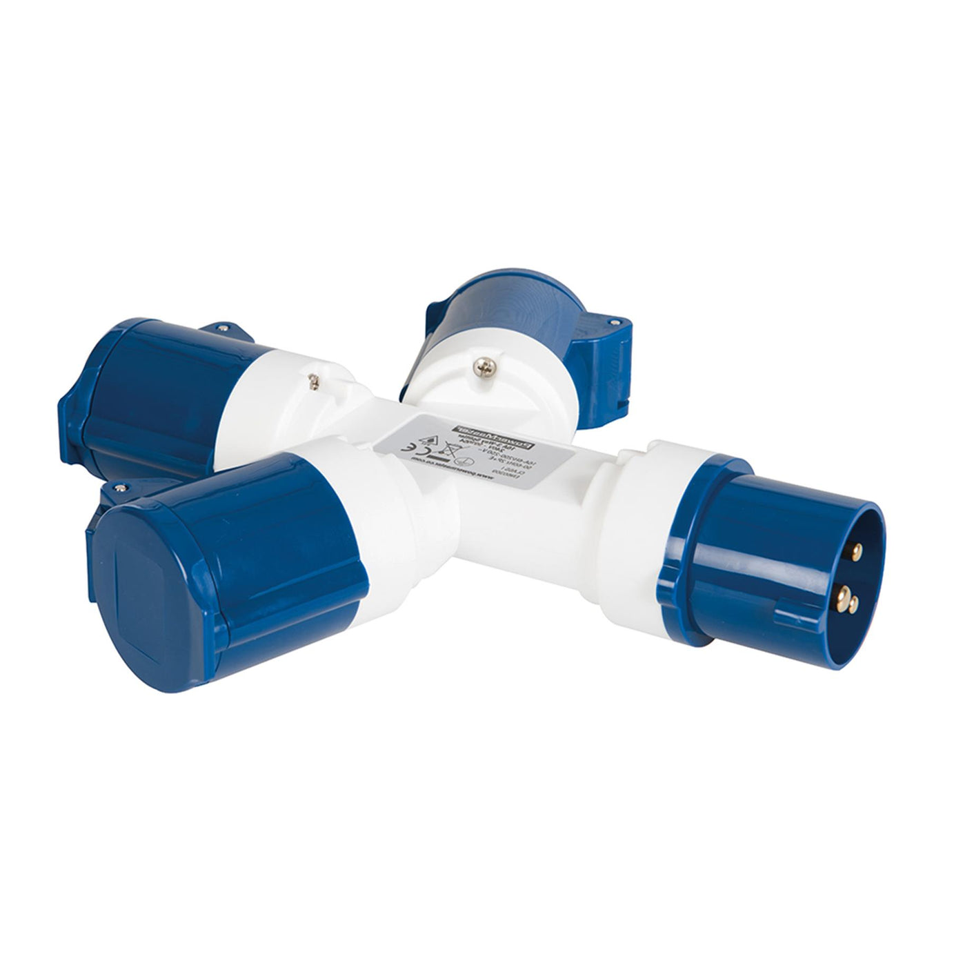 3 Way 240 V Volt Branch Spliter Y Junction Box 16 A Amp Site Socket Industrial