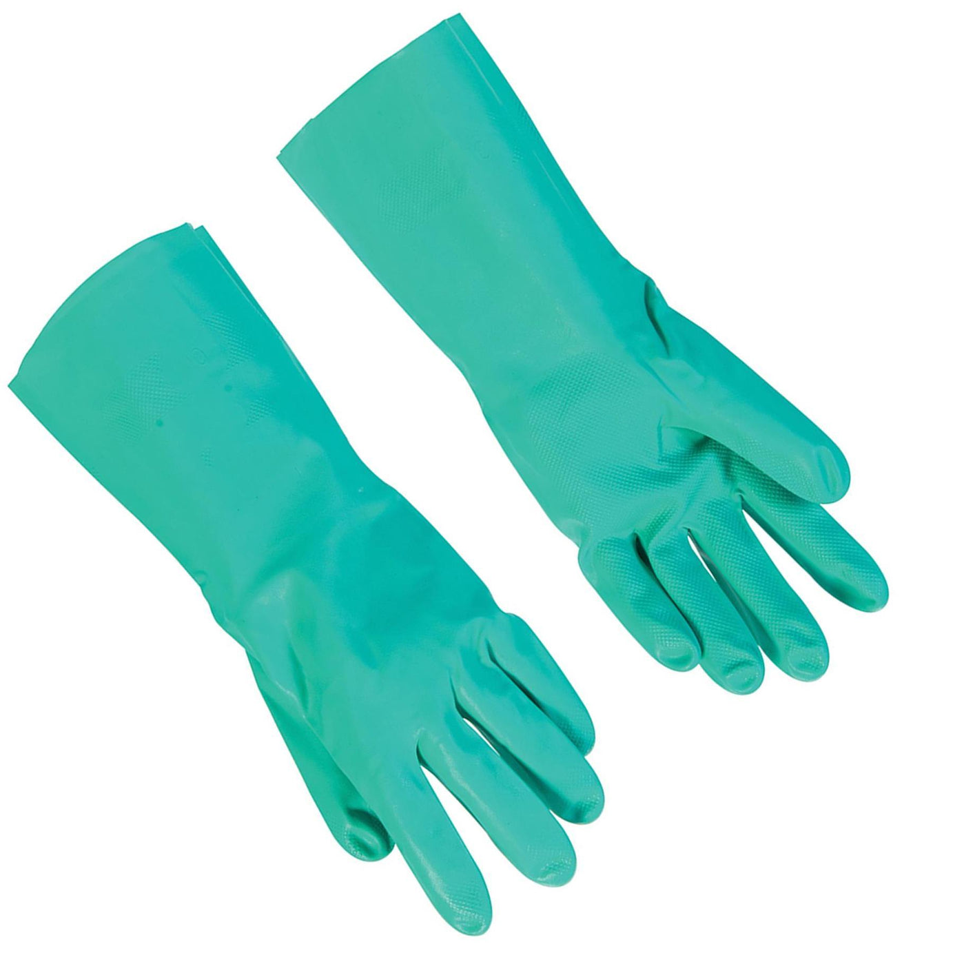 3 X Nitrile Gauntlets Quality Heavy Duty Construction Microorganism Protection
