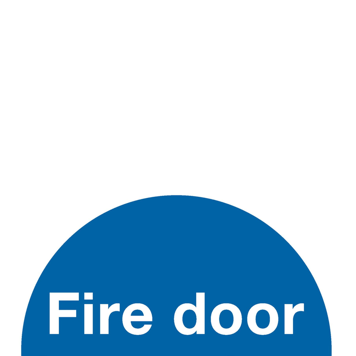 Mandatory Safety Sign - Fire Door Keep Shut - Rigid Plastic