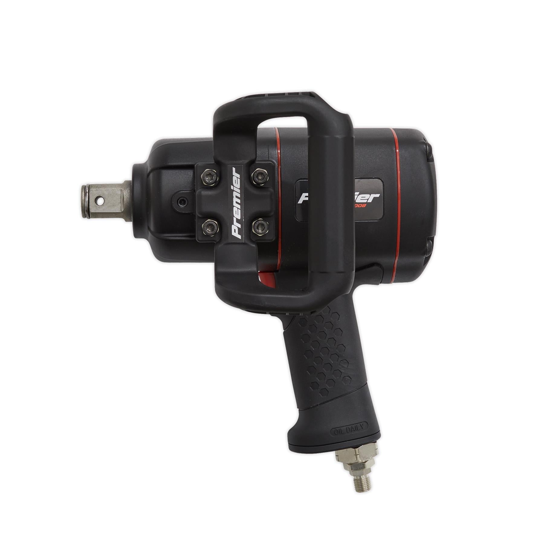 Sealey Air Impact Wrench 1"Sq Drive - Twin Hammer Lightweight Handling Heavyweight Power