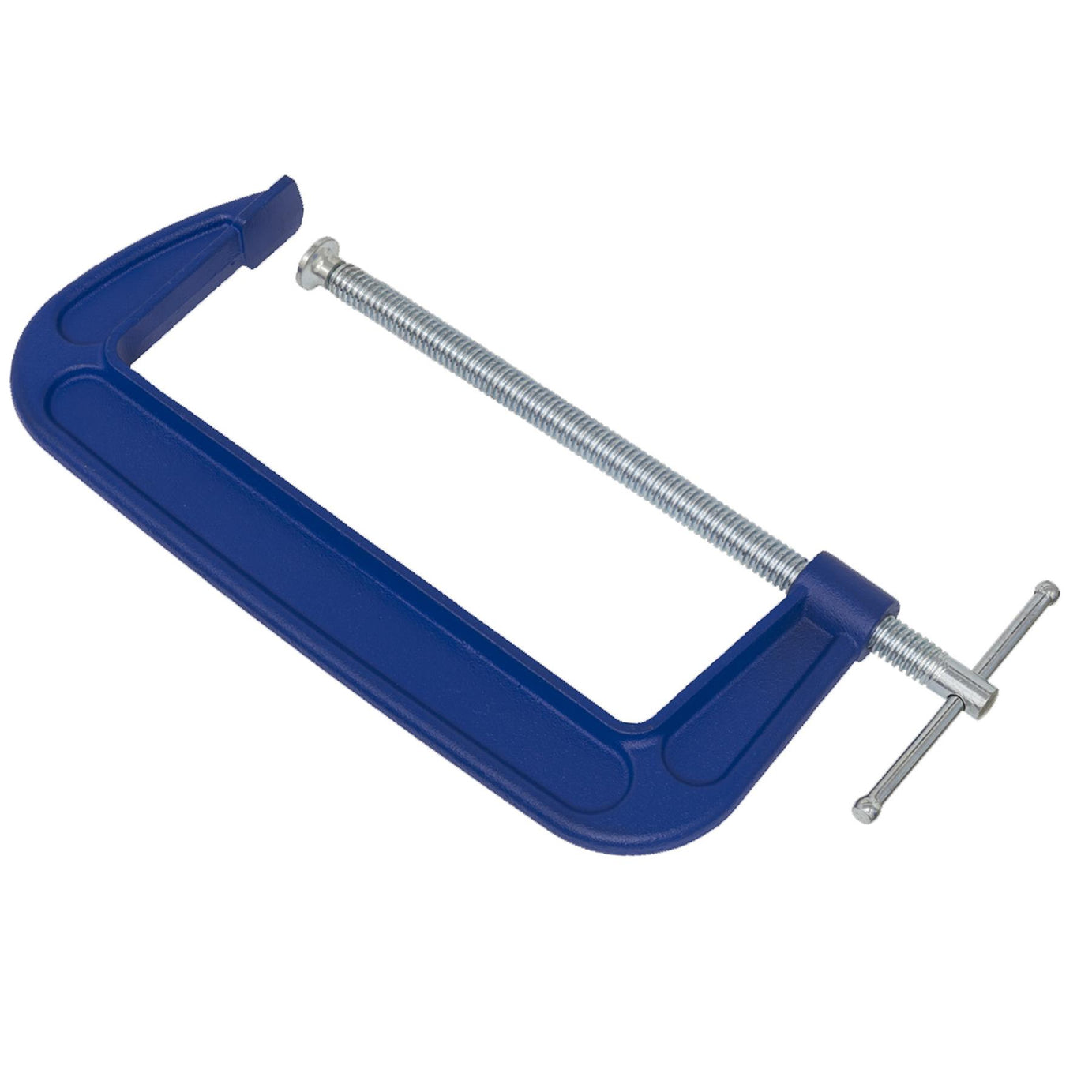 G-Clamp 250mm. body with smooth acting threaded clamp Sealey