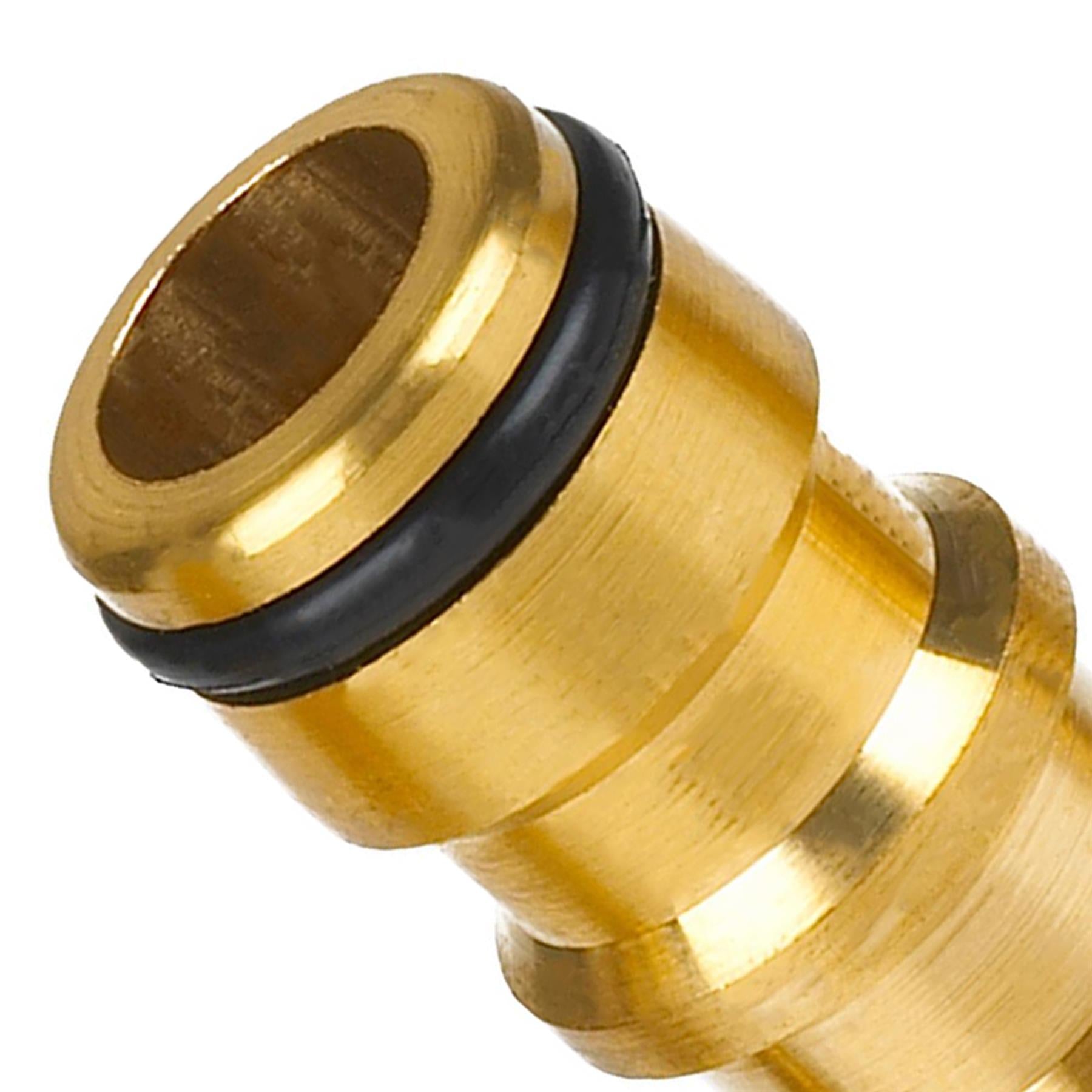 4x Solid 1/2" Brass Quick Connect