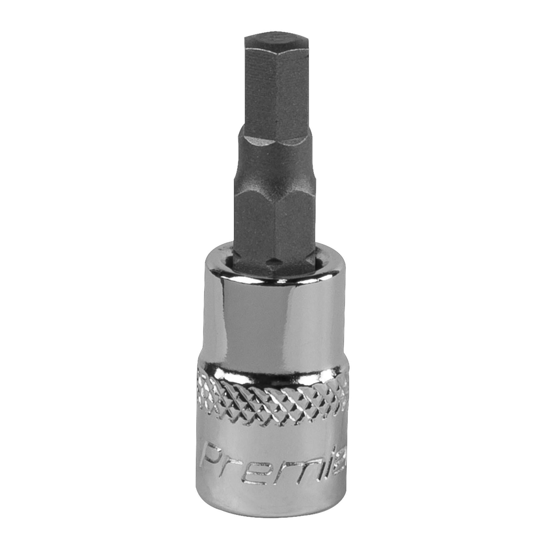 Sealey Hex Socket Bit 5mm 1/4"Sq Drive