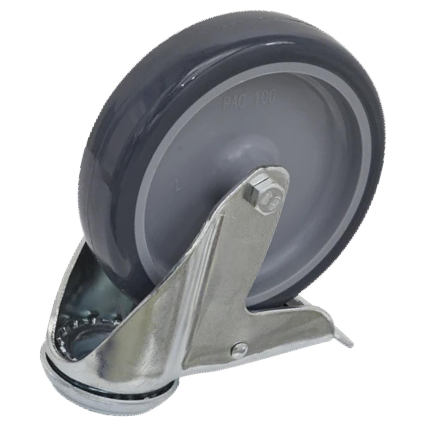 Sealey Castor Wheel Bolt Hole Swivel with Total Lock 100mm