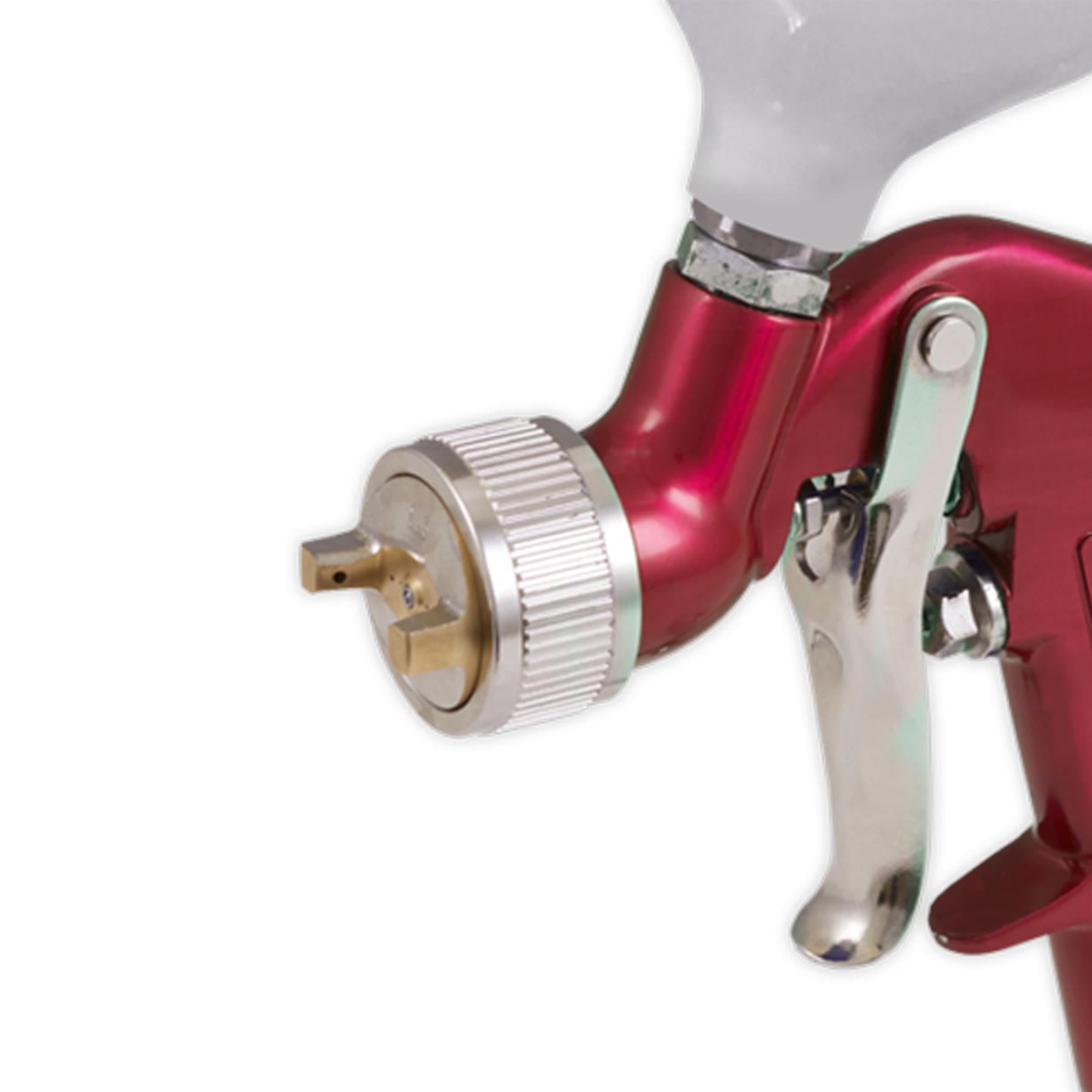 Sealey Gravity Feed Spray Gun 1.4mm Set-Up