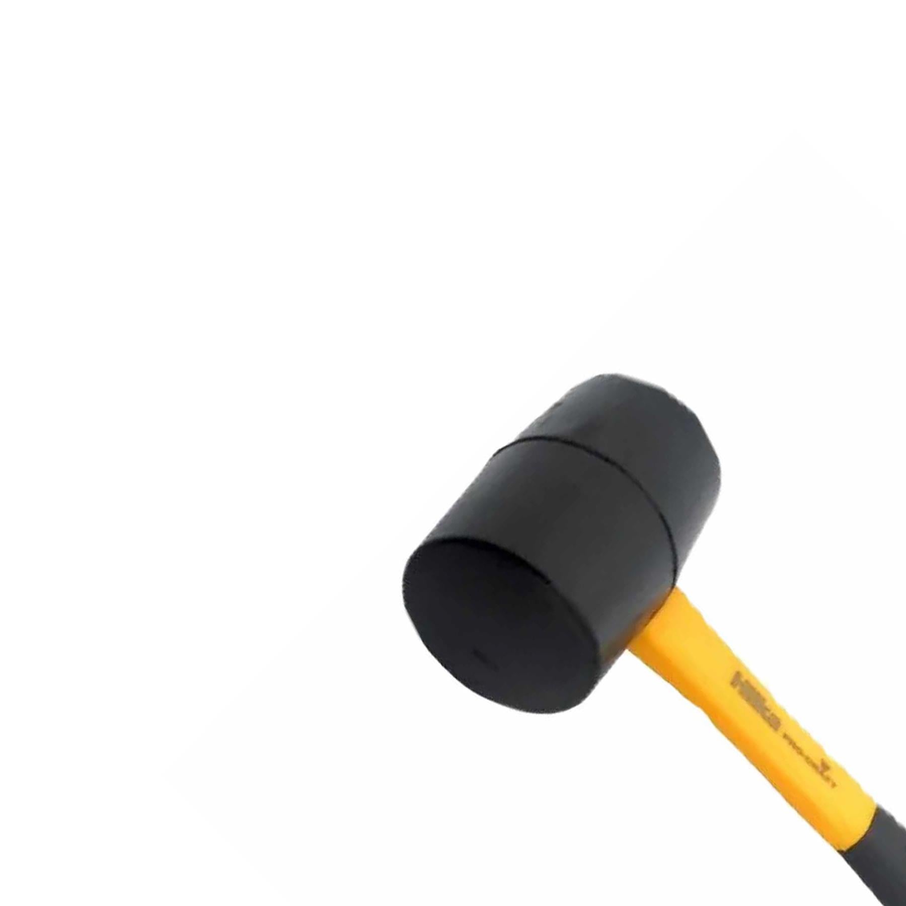 black rubber mallet