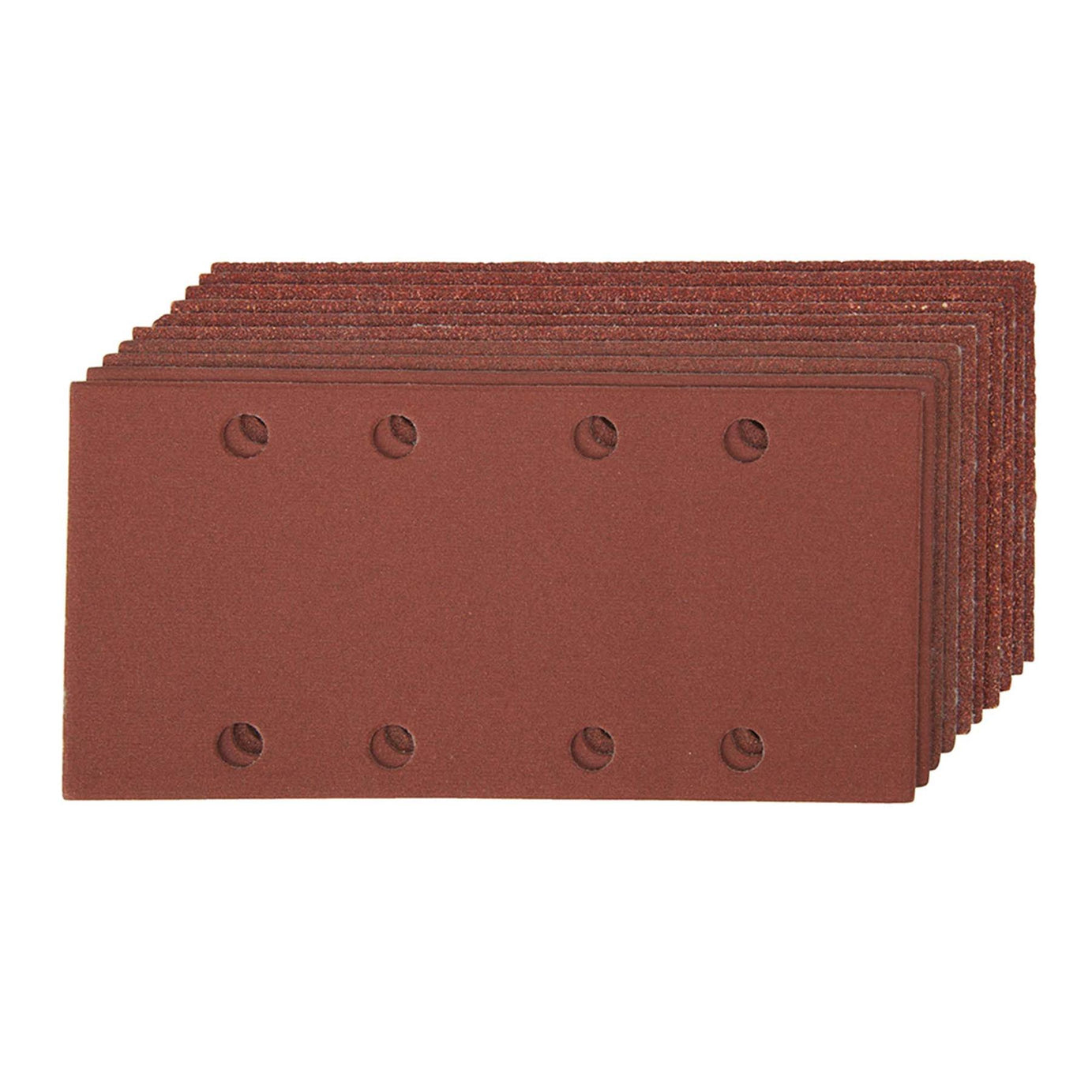20 x 1/3 Punched Sanding Sheets, 93 x 190mm Sandpaper Pads Sander Hook and Loop Mix Grit