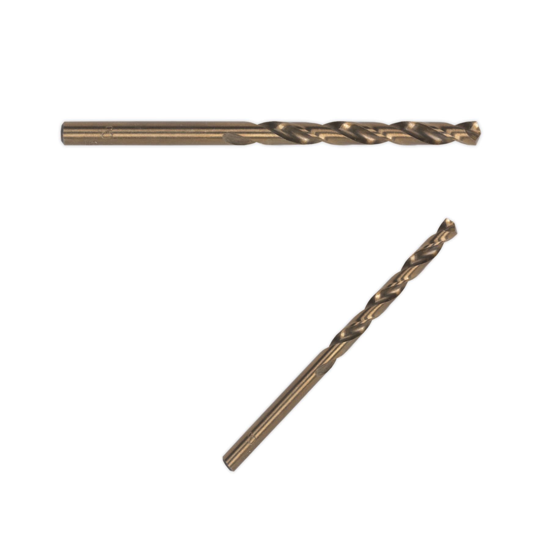 Sealey HSS Cobalt Fully Ground Drill Bit Ø1/8" Pack of 10