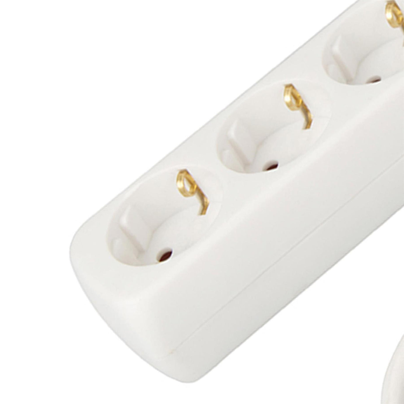 European Type F Schuko Extension Lead 4-Gang 1.5M Child Safety Shutters