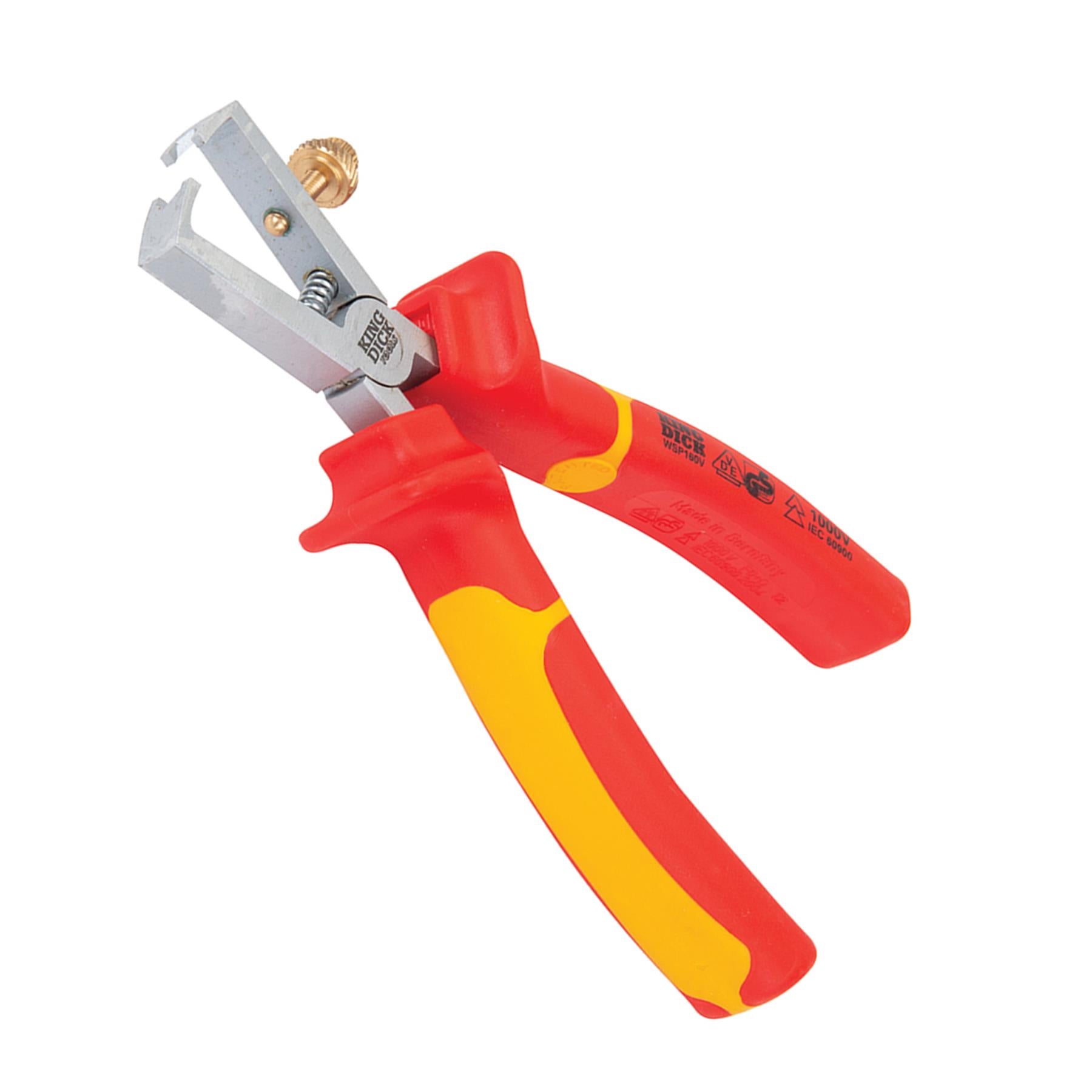 King Dick VDE Wire Stripping Pliers 160mm  High-Grade Steel