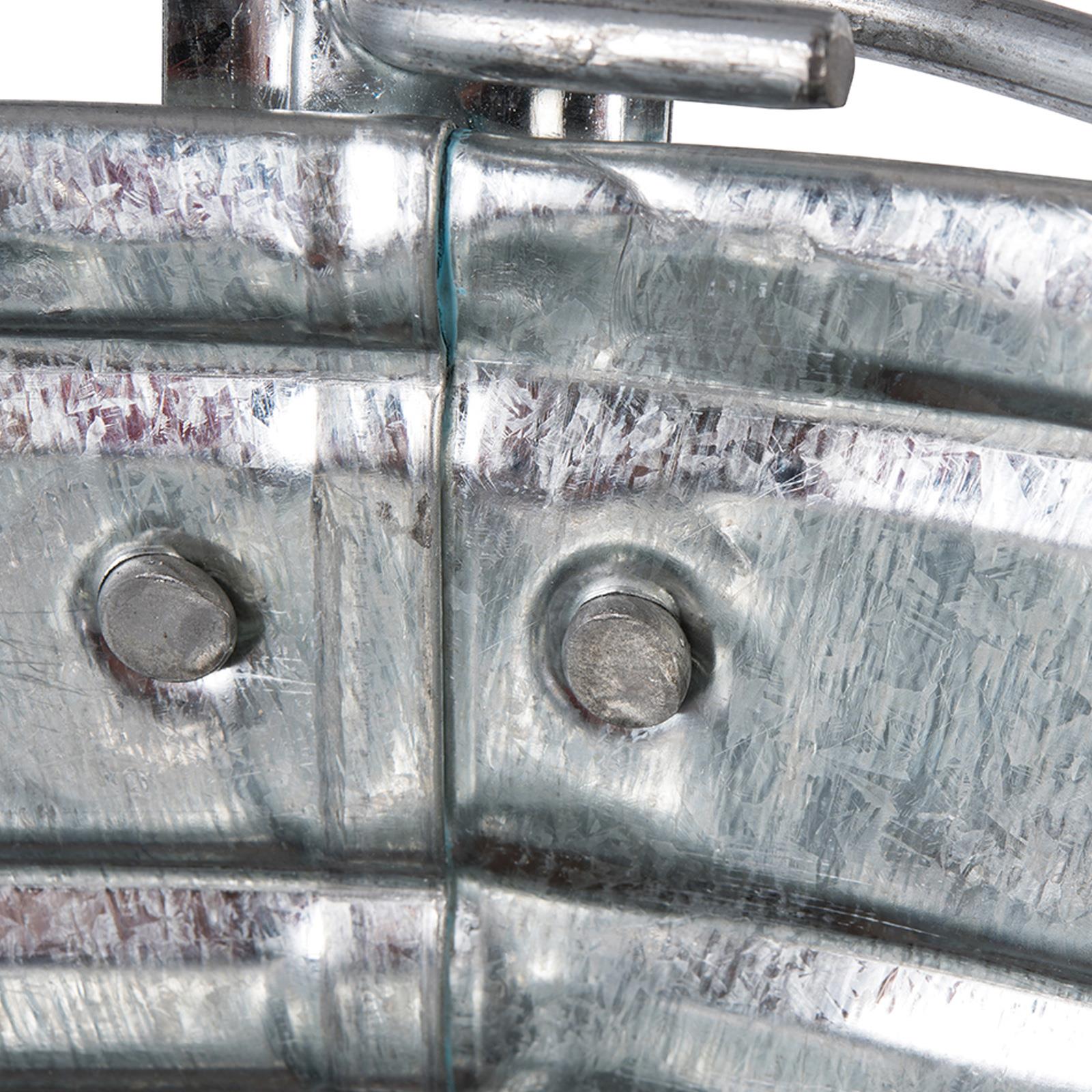 Traditional Galvanized Strong Steel Metal Bucket Large 14L 3pk Water Coal Fire