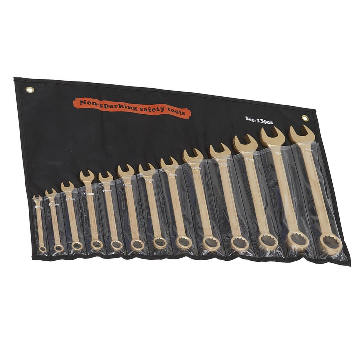 Sealey Combination Spanner Set 13pc 8-32mm - Non-Sparking