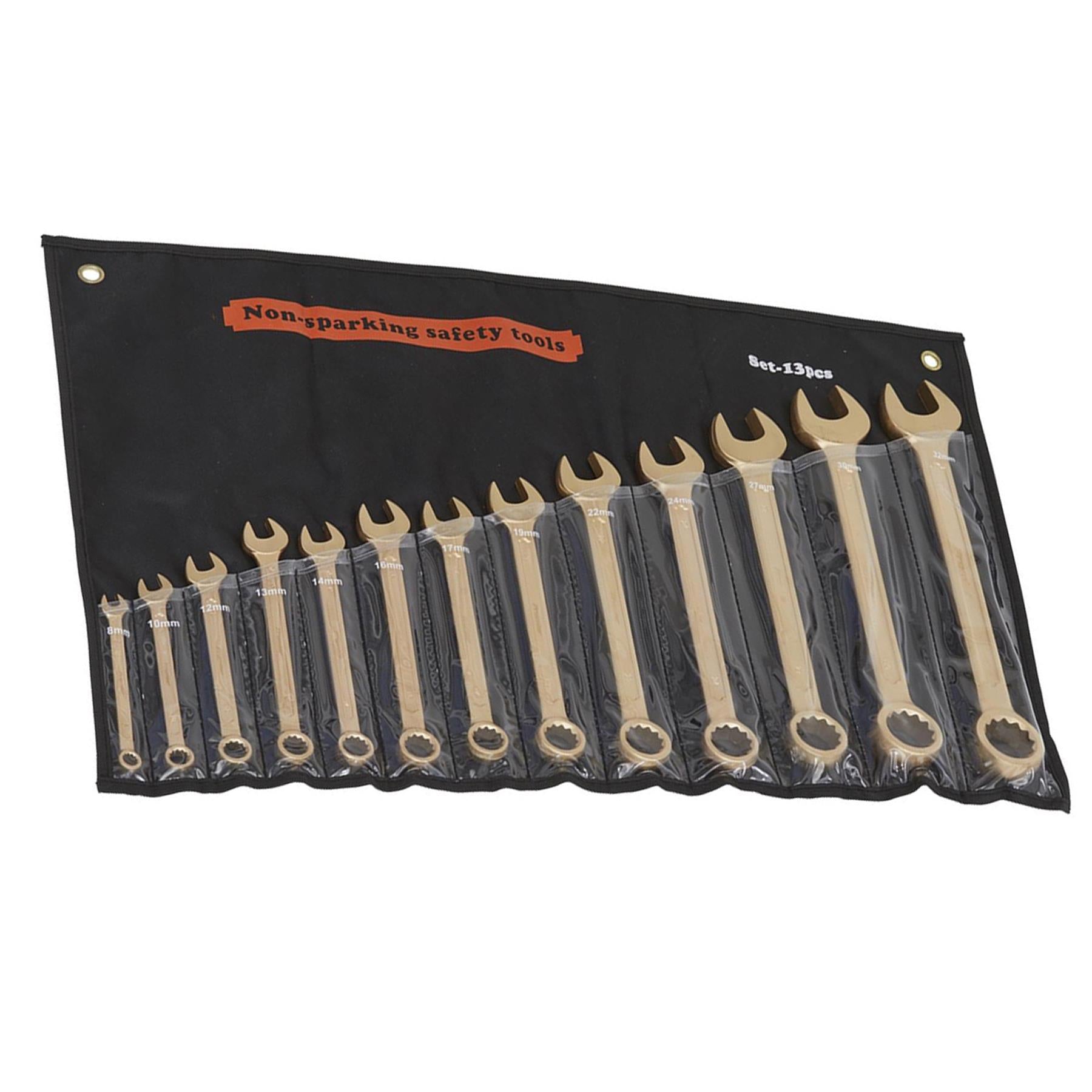 Sealey Combination Spanner Set 13pc 8-32mm - Non-Sparking