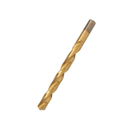 Hss Titanium-Coated Drill Bits 10.0mm Durable High Speed Metal Wood Plastic