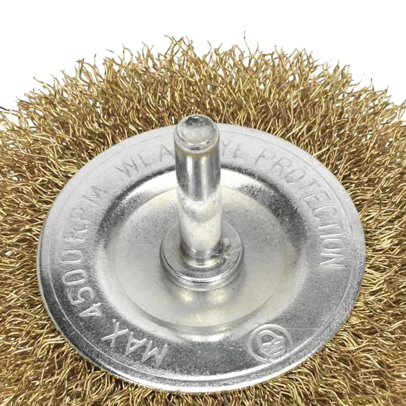 Sealey Flat Wire Brush 75mm with 6mm Shaft